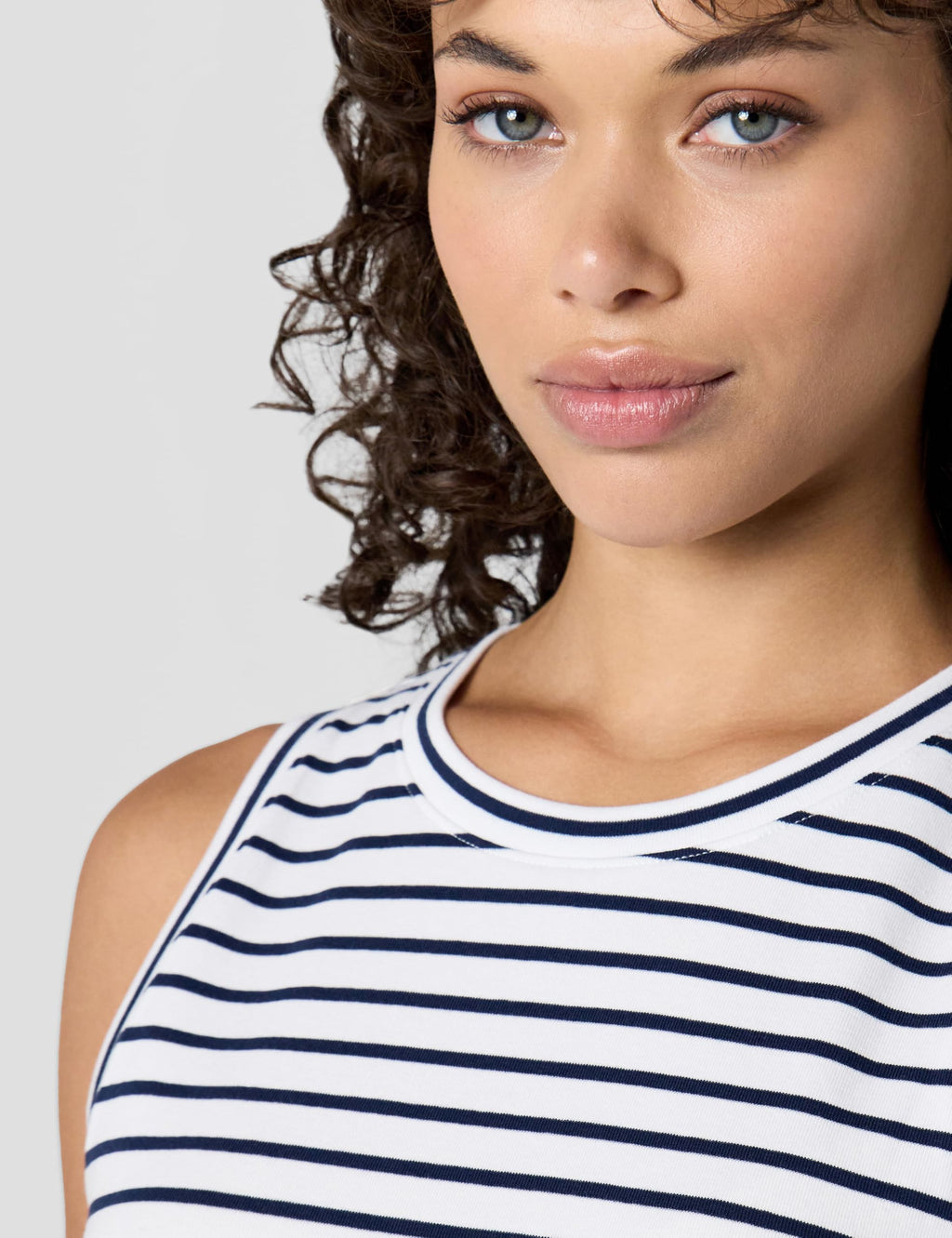 vineyard vines Deluxe Layering Tank, Nautical Navy Stripe, L