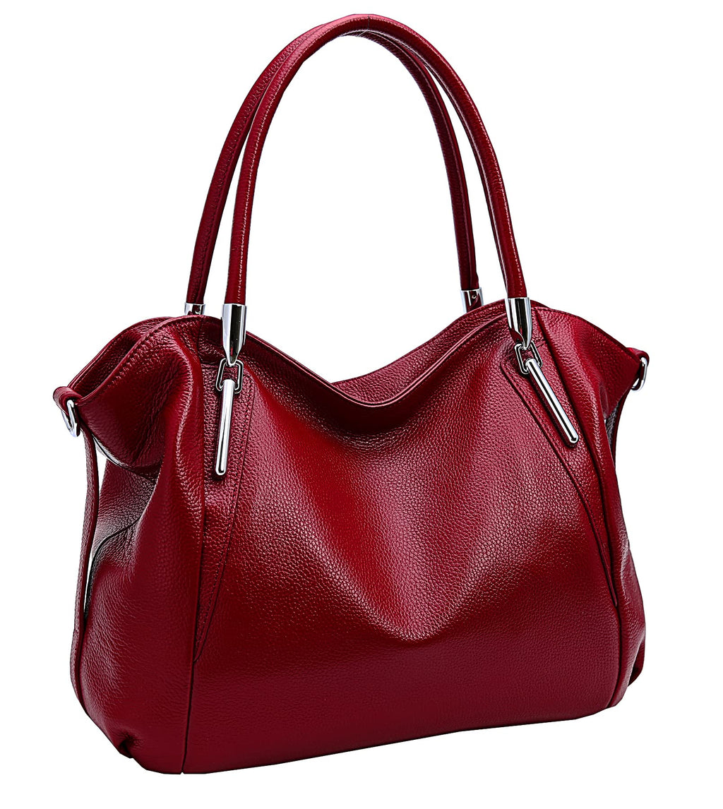 HESHE Leather Handbags for Women Shoulder Bags Tote Hobo Satchel Bags(WE)