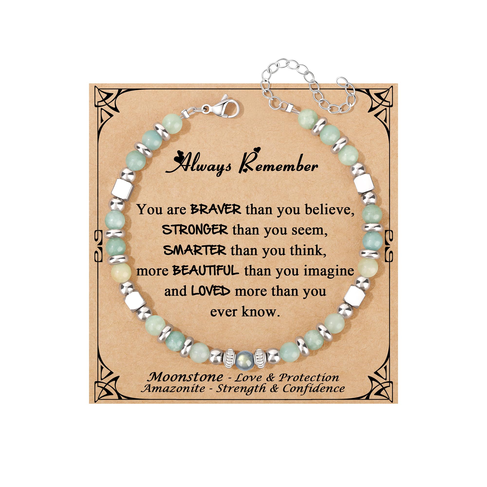 JoycuFF Valentines Day Birthday Gifts for Teens Daughter, Unique Gifts Trendy Stuff Jewelry Present for Women Her Teenage Bracelets for Women, Easter Christmas Stocking Stuffers for Teens