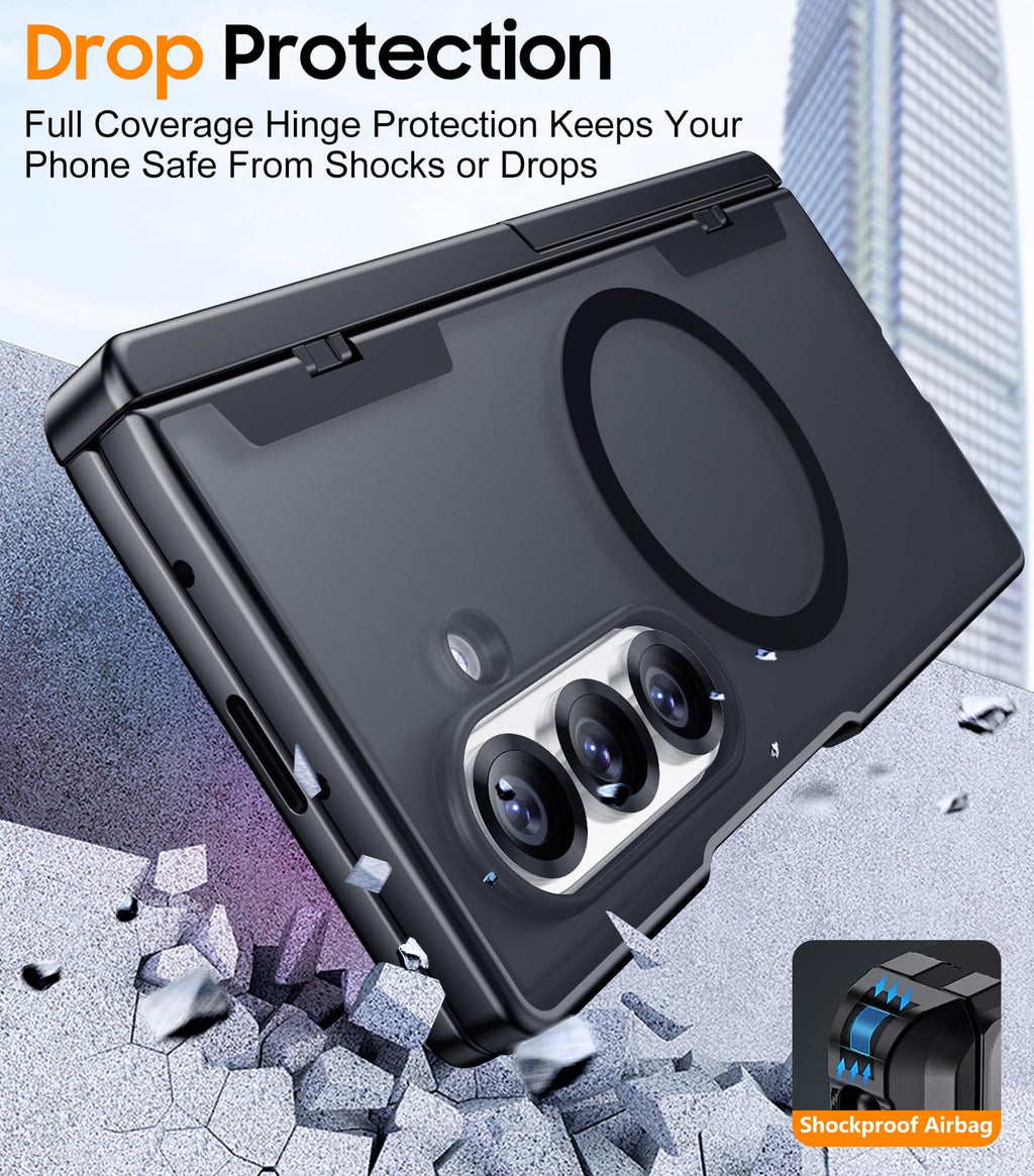 SPIDERCASE Magnetic for Samsung Galaxy Z Fold 8 Ultra Case, Black