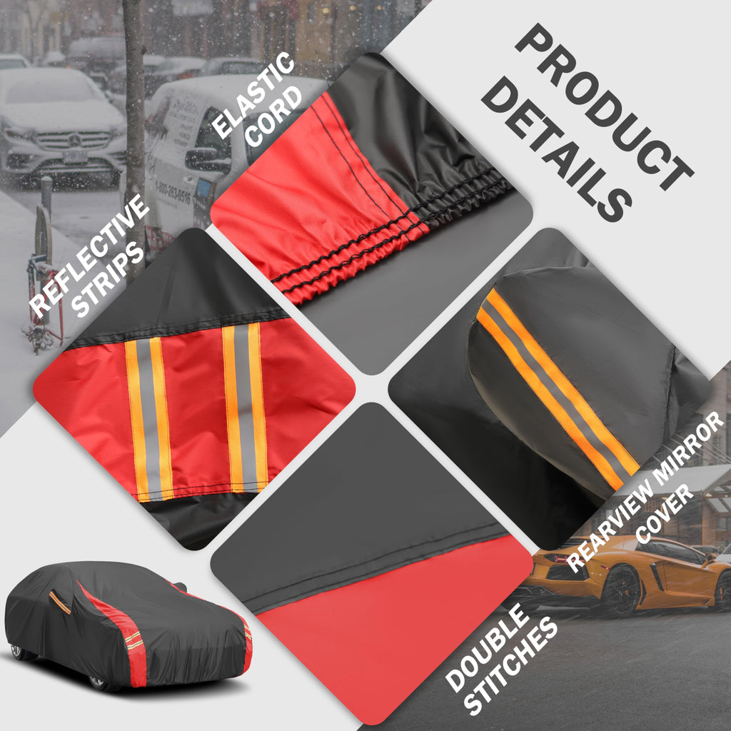 MBLCOOVERS Car Cover Outdoor Automobiles Waterproof All Weater Truck Cover for Tacoma, Tundra, Titan, F-150, RAM 1500, Silverado 1500, Sierra 1500 etc. Length: Up to 230 inches.