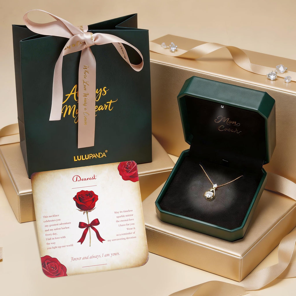 lulupanda Necklace Gift for Wife/Girlfriend Anniversary Birthday Christmas
