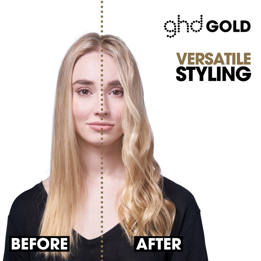 ghd Gold Styler Flat Iron Hair Straightener, Black