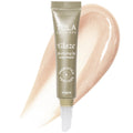 TULA Skin Care Glaze Plumping Lip Treatment, Shade Maple - Hydrating & Glossy Lip Balm with Hyaluronic Acid & Peptides, 0.28 oz.