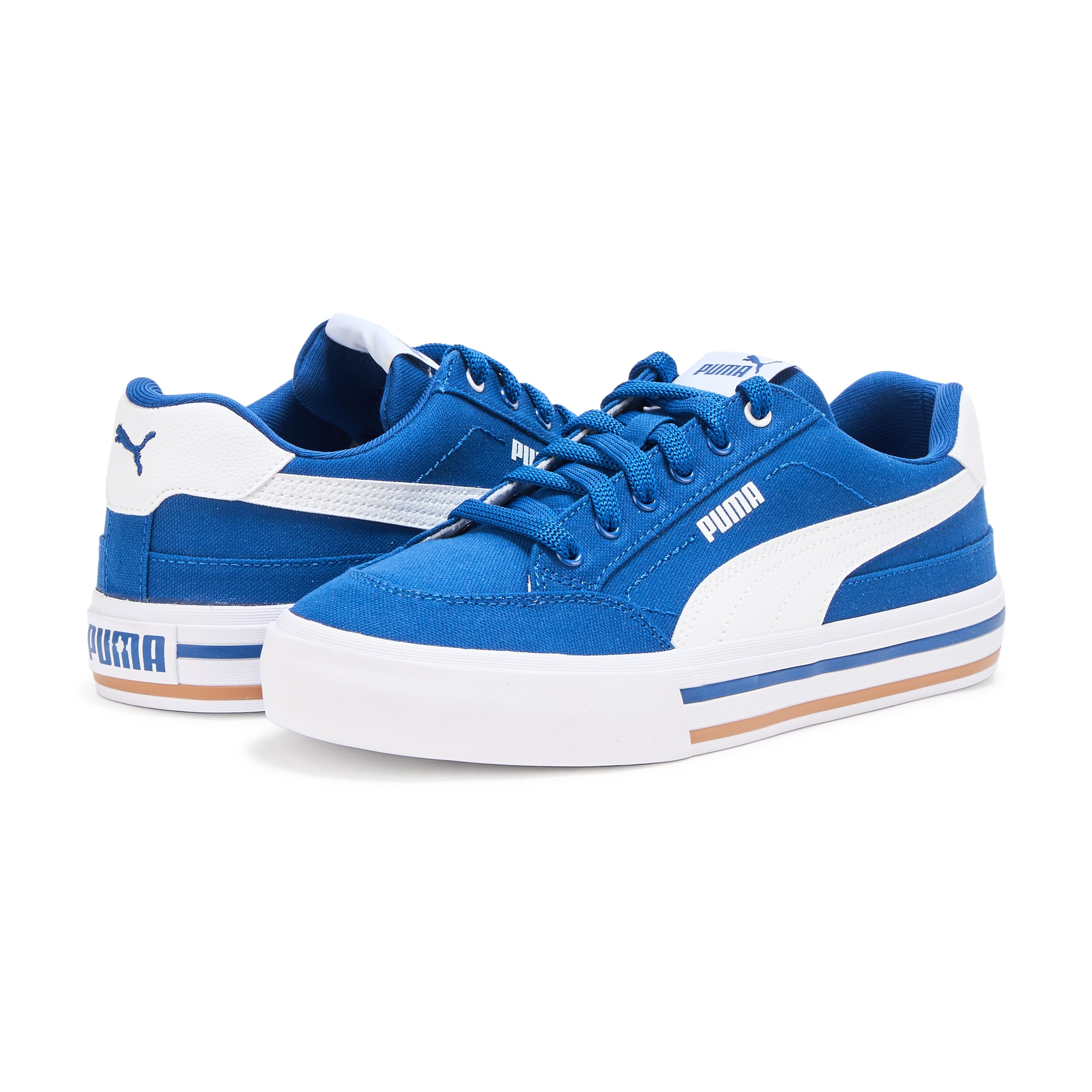 Puma Men's Court Classic Vulc Shoes, Clyde Royal-White AH25, 8.5