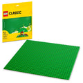 LEGO Classic Green Baseplate, Square 32x32 Stud Foundation to Build, Play, and Display Brick Creations, Great for Grassy Nature Landscapes, 11023, 4+