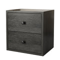 FUSUNBAO Magic DIY Cube Storage Organizer Stackable Cubes for Home Books Clothes Toy-Modular Cubby Storage System-Office Cubical-Bookcase Closet (French Oak,Drawer Cube)