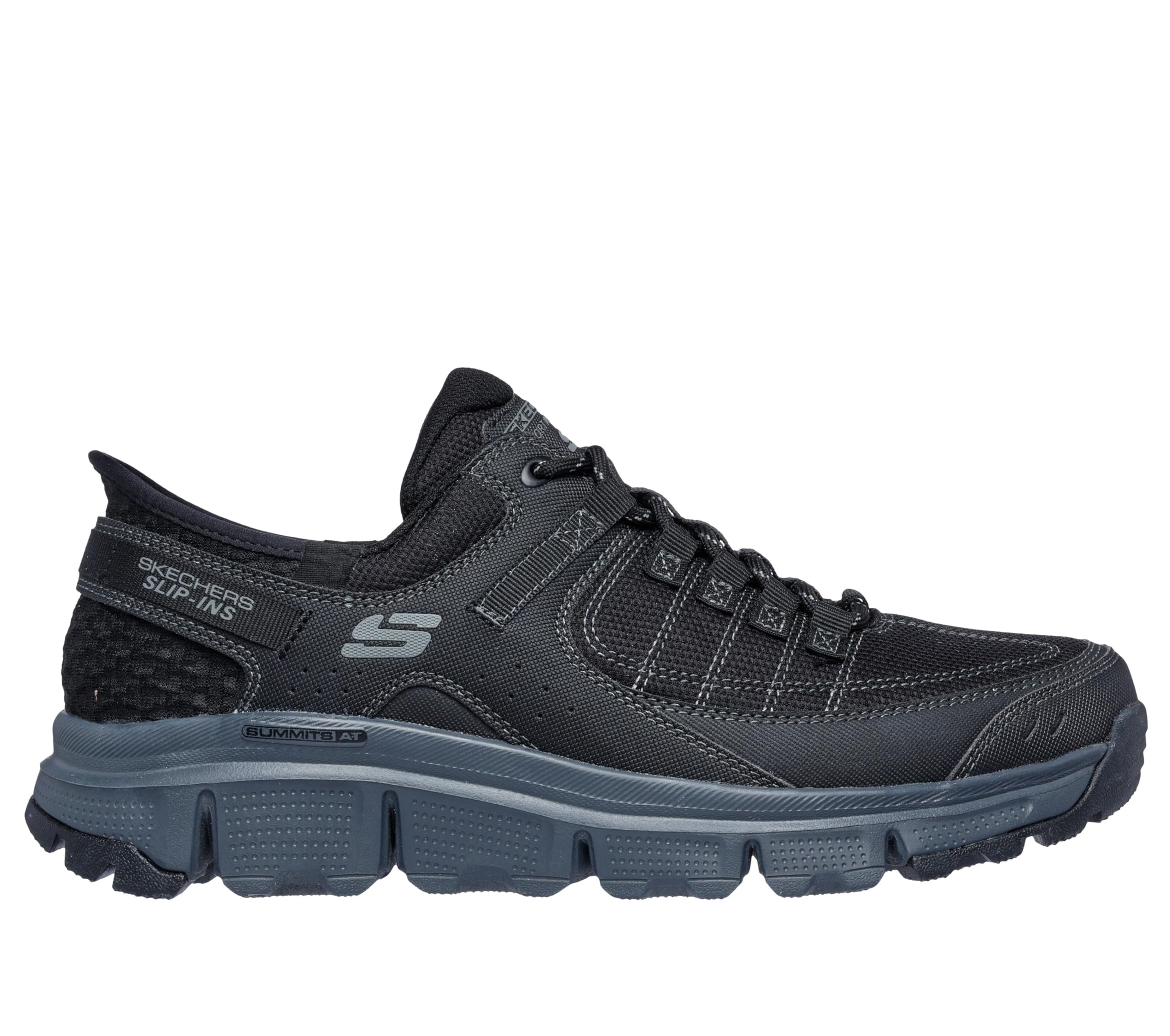 Skechers Men's Summits at Hands Free Slip-in Sneaker,Black/Charcoal,10.5W
