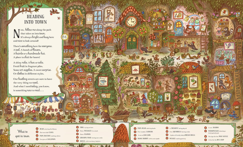 It's Busy Down in the Woods Today: Friends to Meet, Places to Explore, and Over 100 Things to Find (Brown Bear Wood)