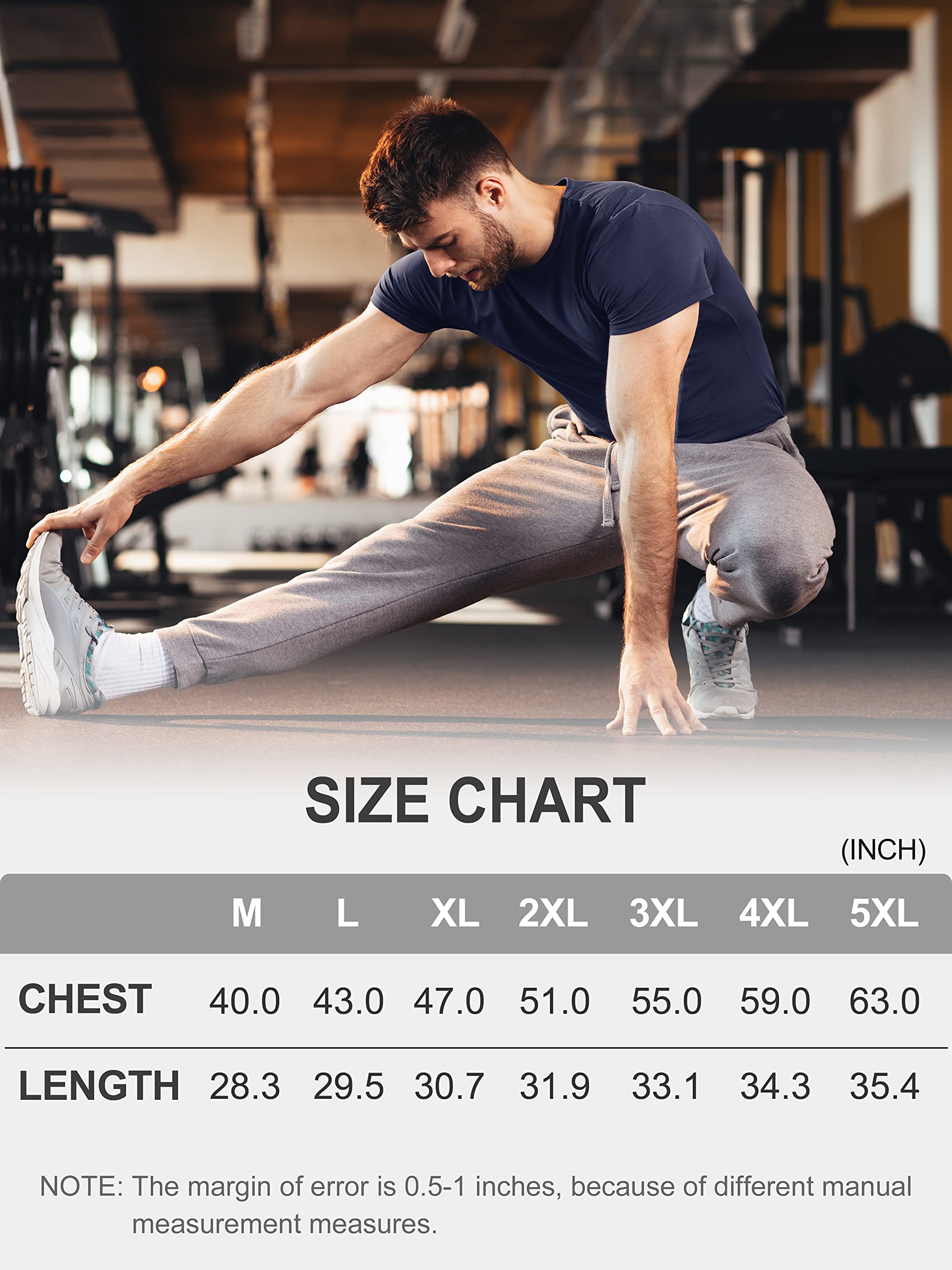 Dry Fit Tshirts Shirts for Men 5 Pack Moisture Wicking Quick Dry Mesh Performance Tees Gym Tech T Polyester Sublimation Active Athletic Crew Short Sleeve Workout Running Tops (Multipack 1, 4XL)