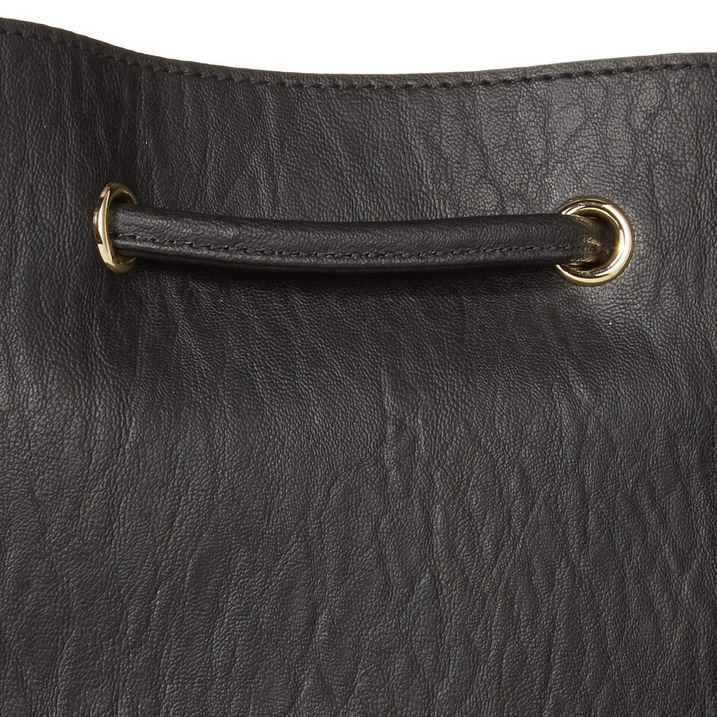 Calvin Klein womens Gabrianna Novelty Bucket Shoulder Bag, Black, One Size