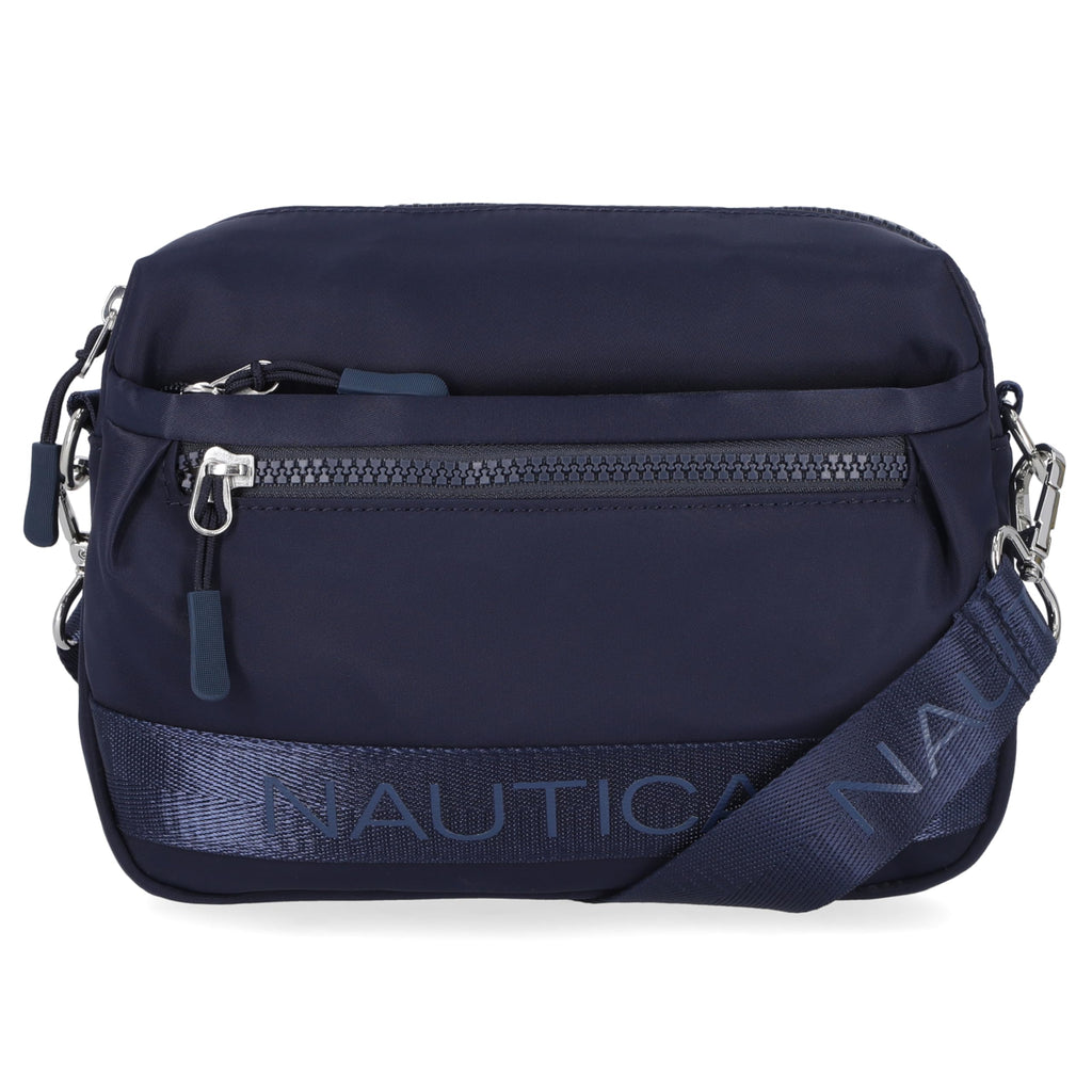 Nautica Womens Nylon Bean Bag Crossbody/Belt Bag With Adjustable Shoulder Strap Crossbody