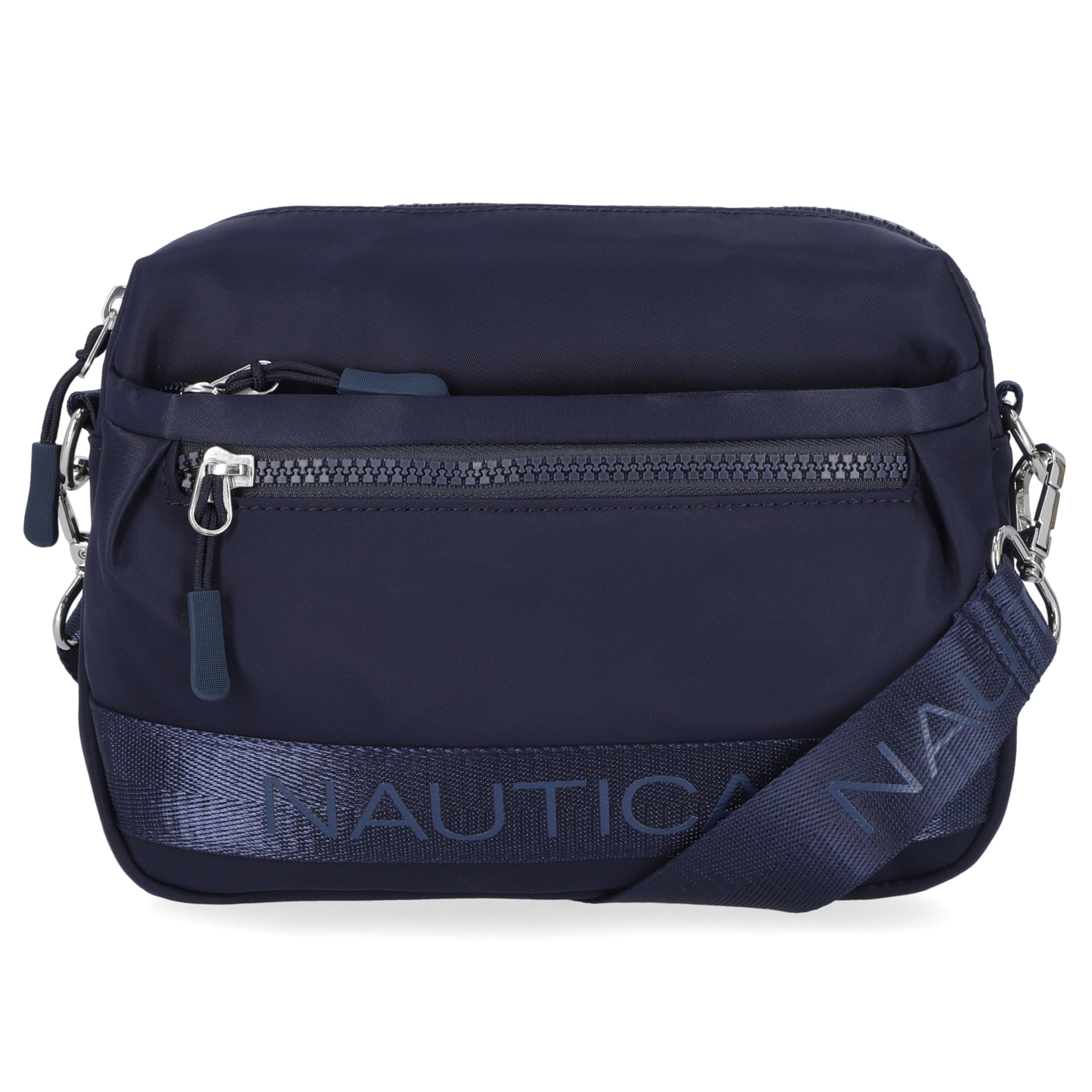 Nautica Womens Nylon Bean Bag Crossbody/Belt Bag With Adjustable Shoulder Strap Crossbody