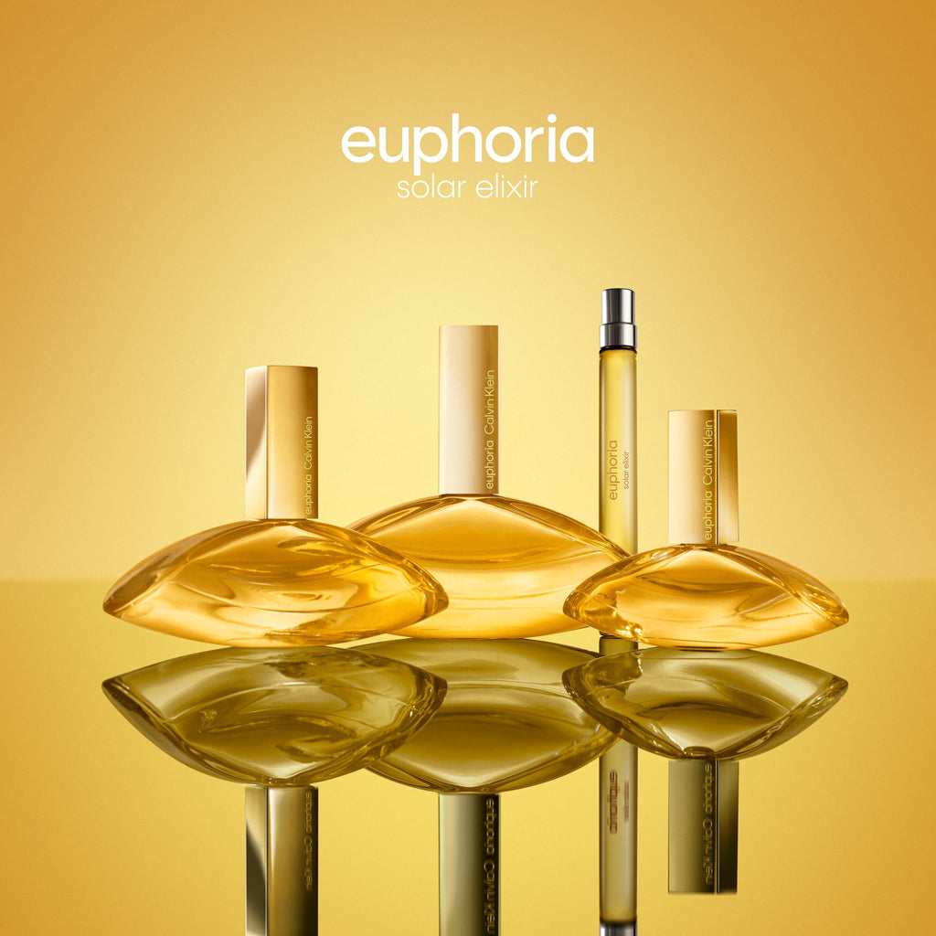 Calvin Klein Euphoria Solar Elixir Parfum Intense worn by Rosalia – Ambery Perfume for Women – With Mango, Golden Orchid, Vanilla & Cedarwood – Long-Lasting Fragrance