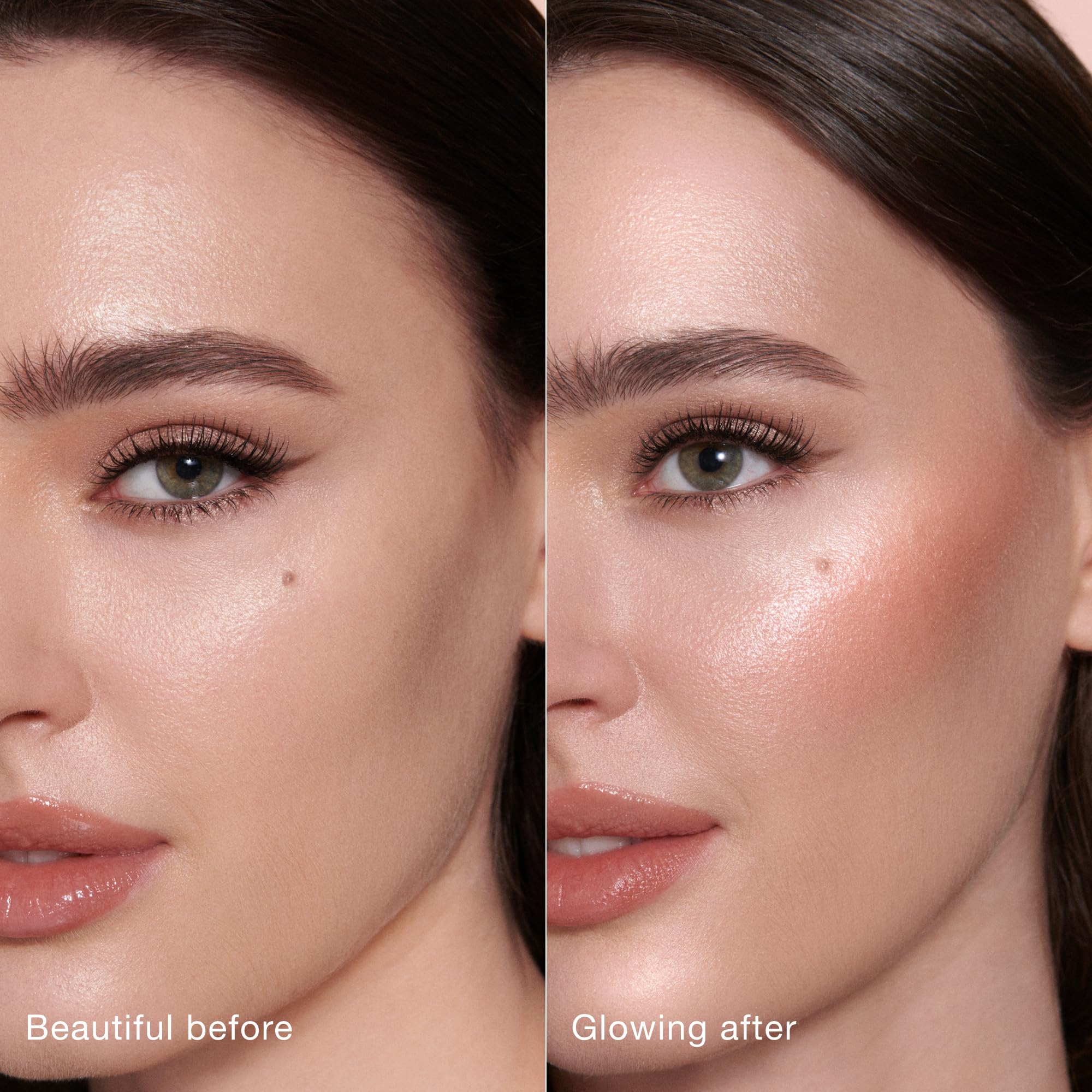 Charlotte Tilbury Glowgasm Beauty Light Wand Liquid Highlighter Makeup - Soft-Focus Pink Highlighter & Blush for Cheeks - Pearlescent, Weightless Radiant Finish - Peachgasm