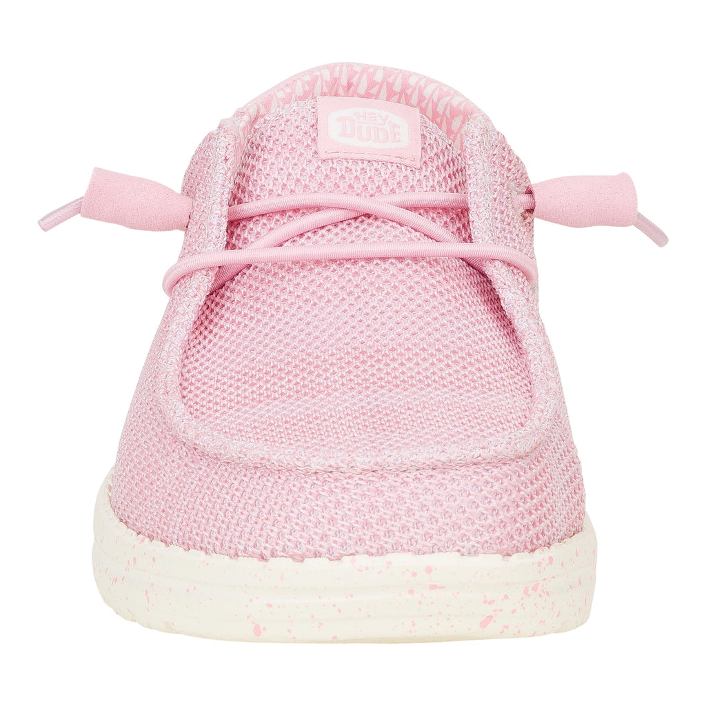 HEYDUDE Wendy Stretch Sox Rosette Size 8, Women’s Shoes, Slip-on Loafers, Comfortable & Light-Weight
