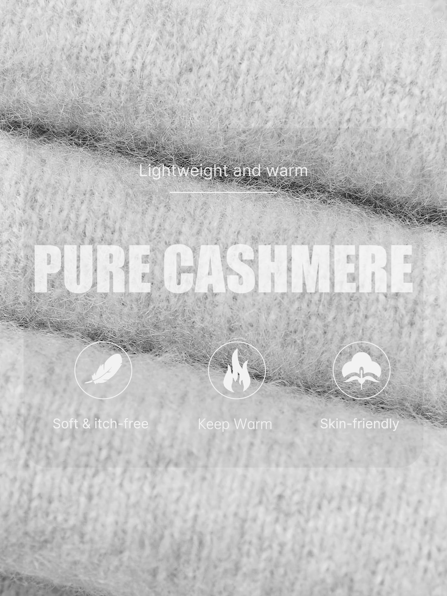 Chanyarn Women's 100% Pure Cashmere Cardigan Crew Neck Long Sleeve 2025 Fall Winter Warm Soft Knit Cardigan Sweater (Light Grey17056,M)
