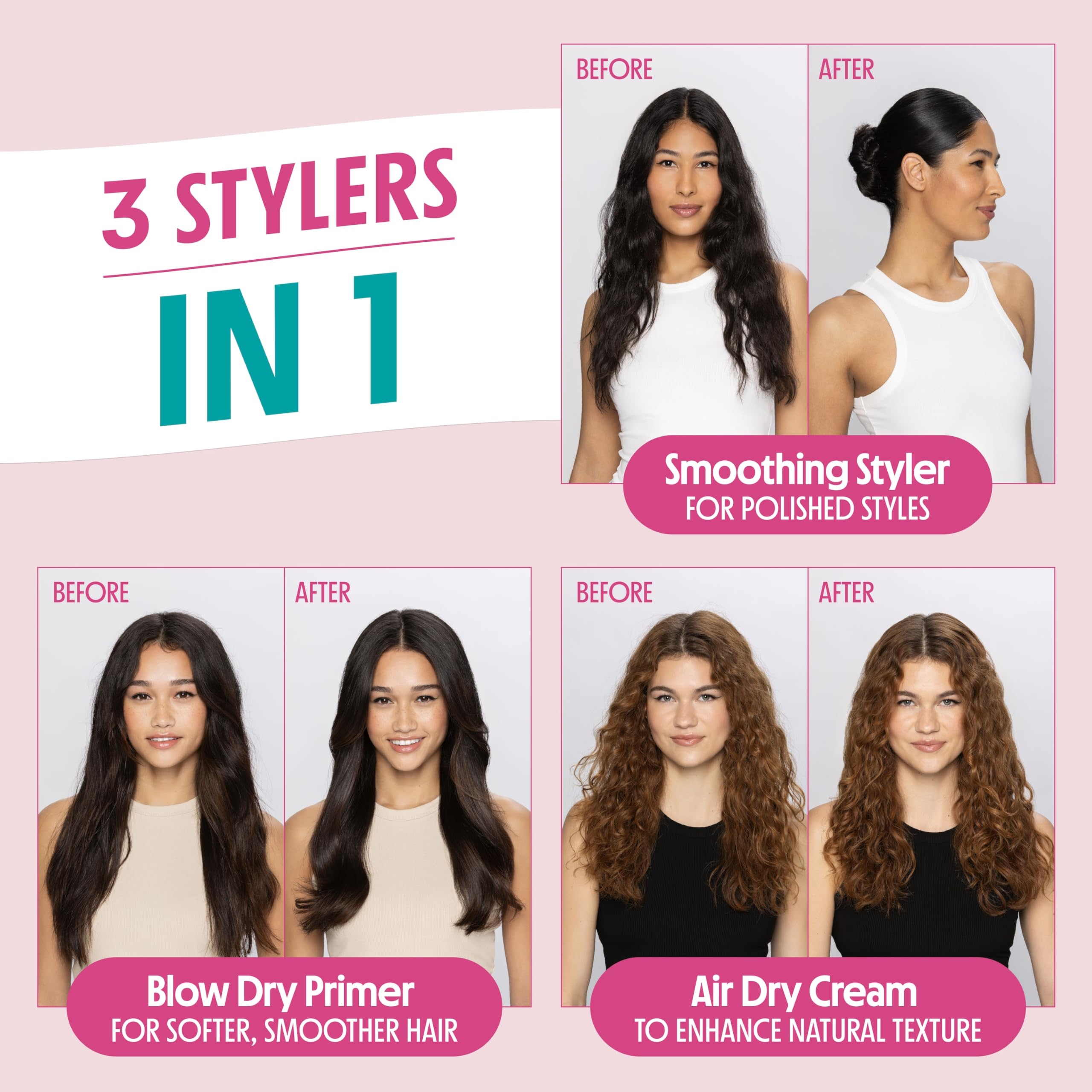 Not Your Mother's All Eyes On Me 3-in-1 Hair Styling Cream with UV Protection - Styling Cream for All Hair Types
