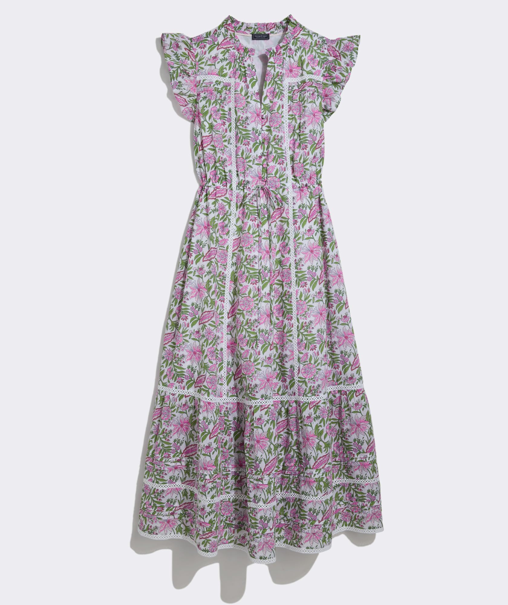 vineyard vines Abigail Dress, White Bayley Block, XS