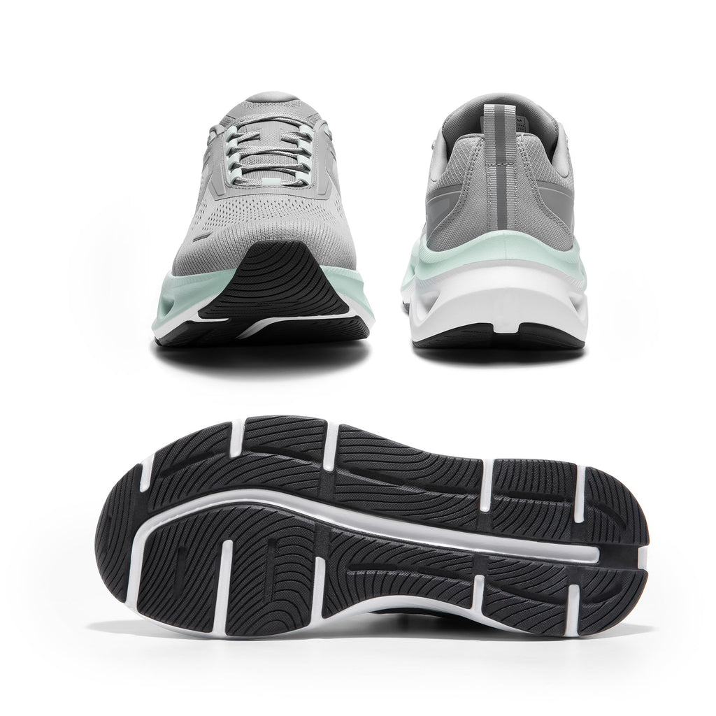 NORTIV 8 Men's Comfortable Walking Shoes MovePropel Athletic Breathable Gym Workout Tennis Jogging Cross Training Non Slip Fashion Running Sneakers,Size 10.5,Grey,SNWS247M