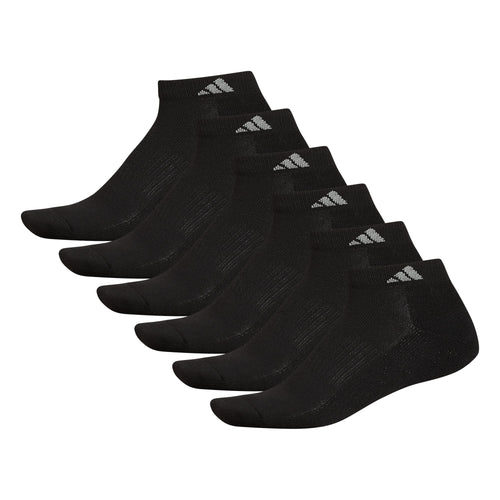 adidas Mens Athletic Cushioned Low Cut Ankle Socks (6-Pair Pack)