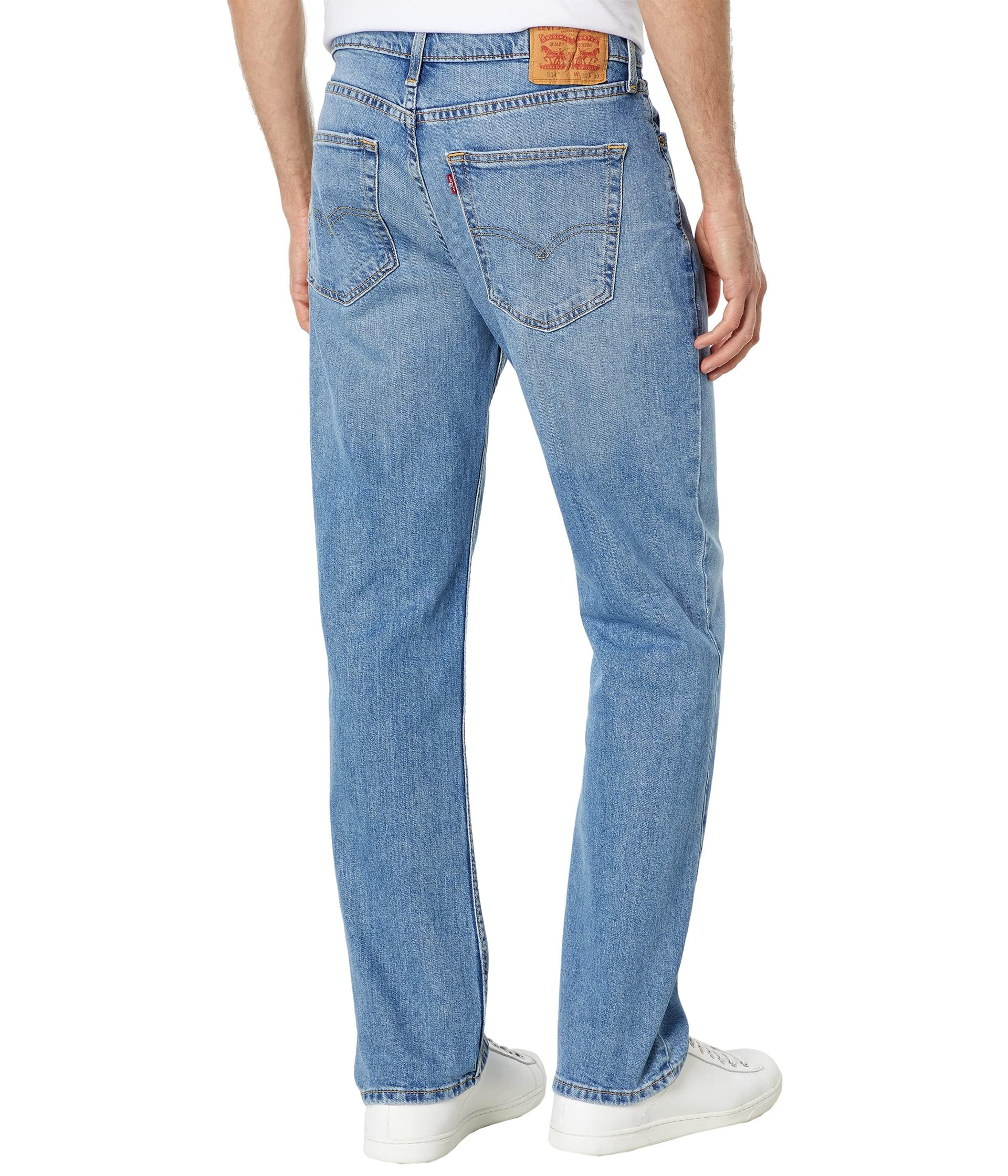 Levi's Men's 514 Straight Jean, Everyday Indigo - Medium Indigo, 34Wx34L