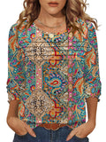 LOMON Womens Long Sleeve Boho Tops Dressy Casual Fall Women's Tunics Tops Flowy Summer Shirts Travel Clothes Women S Multicolor