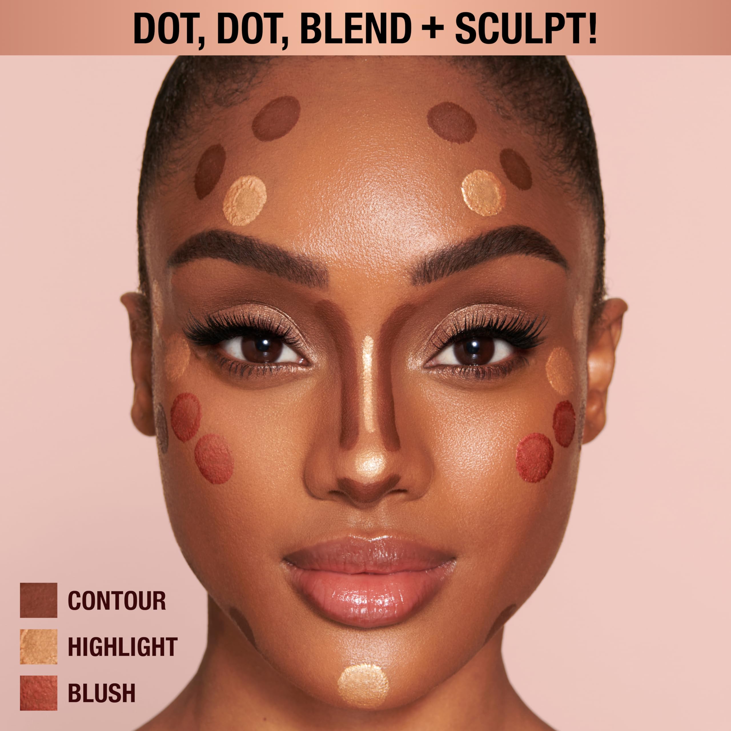 Charlotte Tilbury Beauty Light Wand Liquid Highlighter Makeup - Soft-Focus Highlighter & Blush for Cheeks - Pearlescent, Weightless Radiant Finish - Pinkgasm Sunset