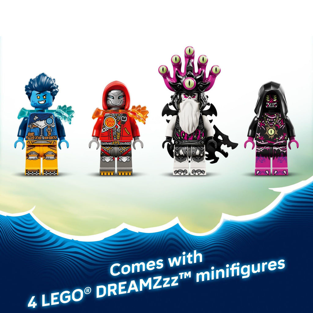 LEGO DREAMZzz Dino Jet Dinosaur Building Toy for Boys & Girls - Pretend Play Set for Kids, Ages 9+, W/2 Build Options - Includes 4 Minifigures - Gift Idea for Birthdays - 71514
