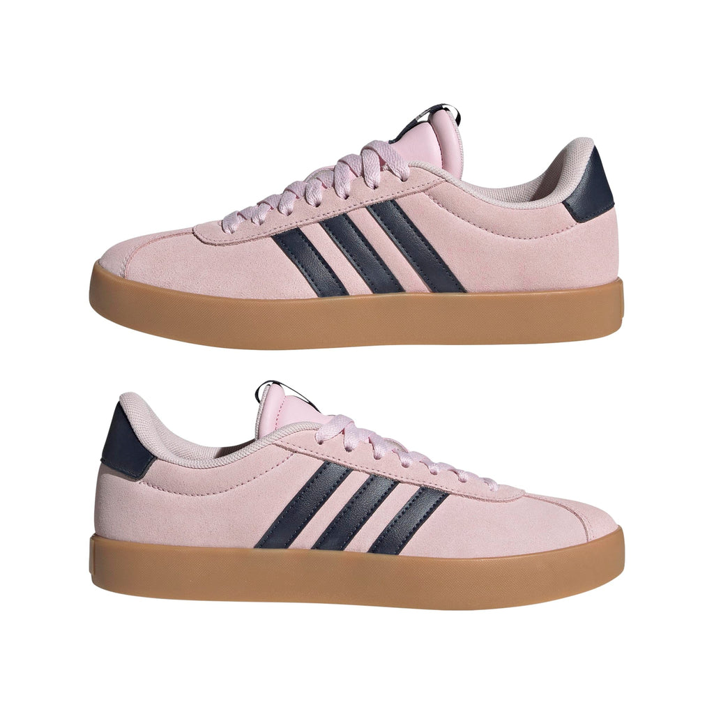 Adidas Womens VL Court 3.0 Sportswear, Clear Pink/Ink/Gum, 9.5