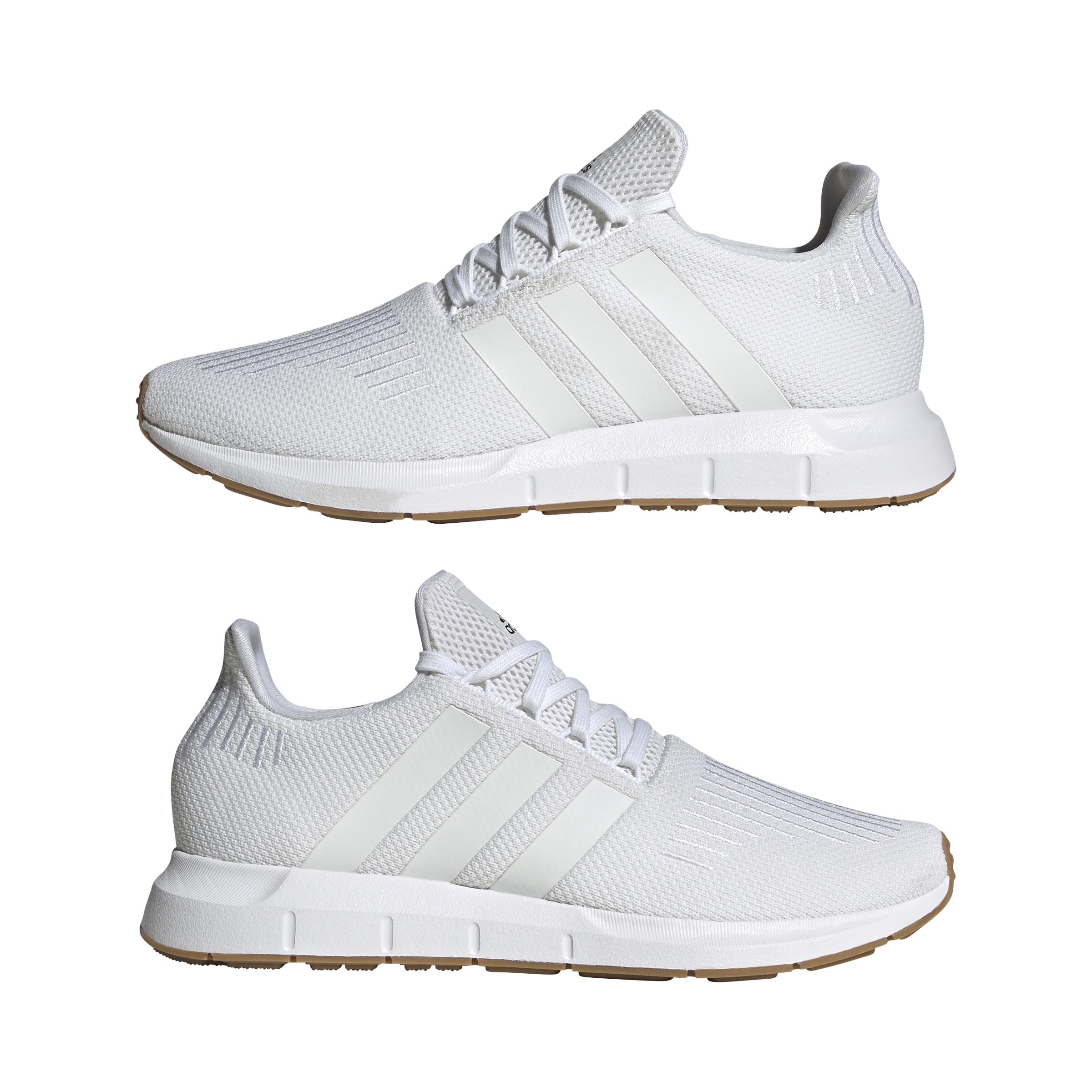 Adidas Mens Swift Run White/White/Core Black 7