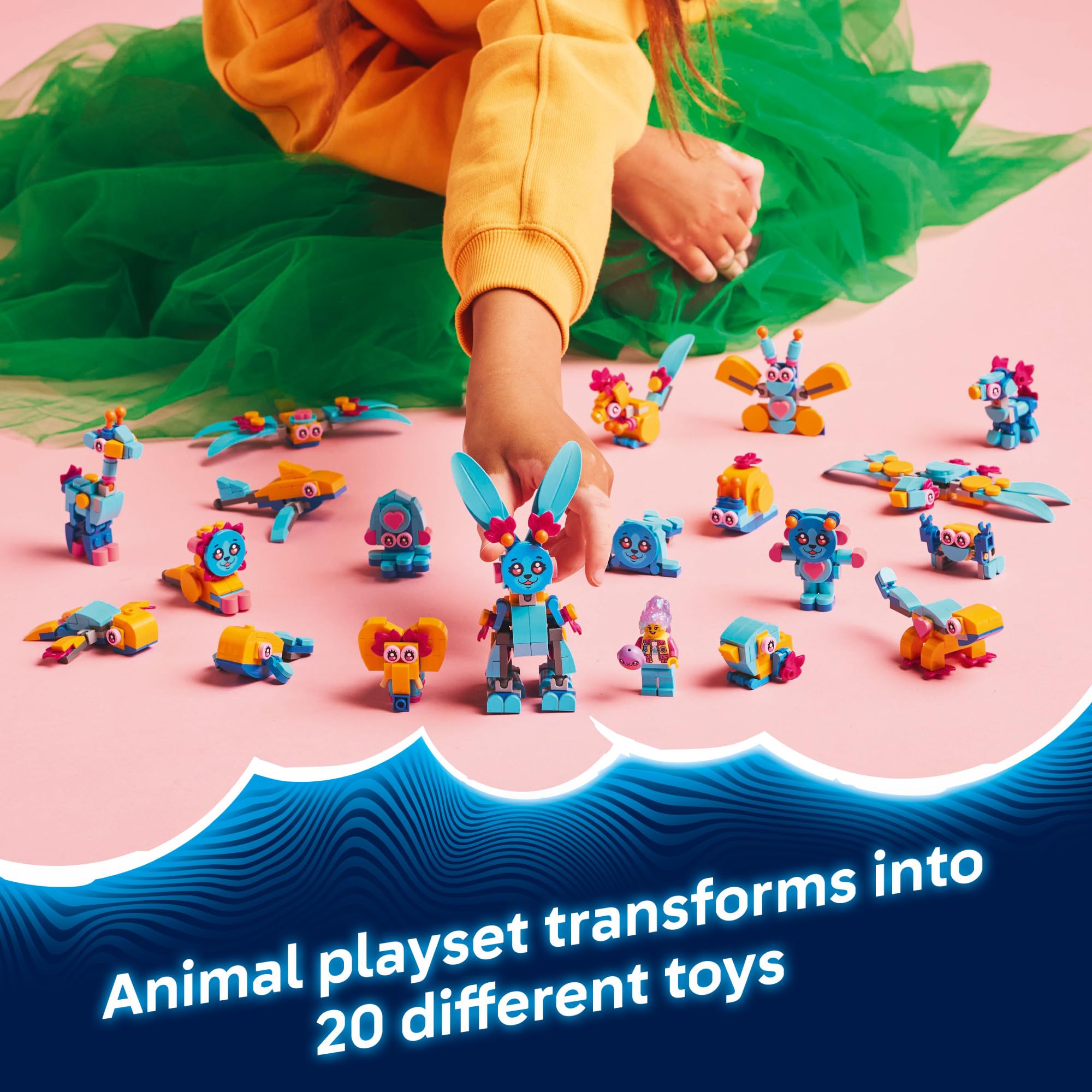 LEGO DREAMZzz Bunchu's Creative Animal Adventures - Fantasy Bunny Toy for Kids, Boys and Girls, Ages 7+ - 20 Building Options - Building Set with Izzie Minifigure - Gift Idea for Birthdays - 71488
