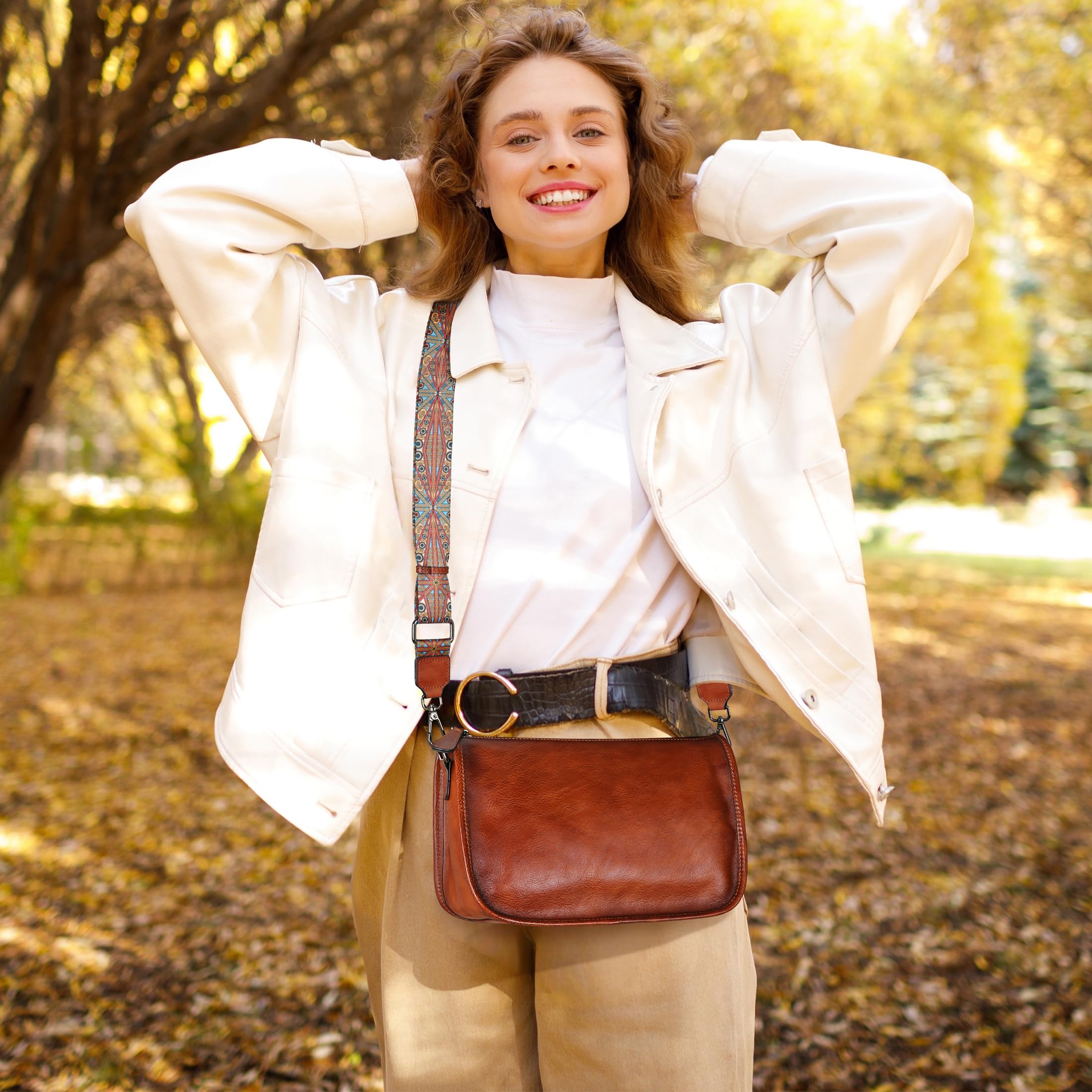 HESHE Leather Crossbody Purses for Women Small Shoulder Handbag Hobo Bags