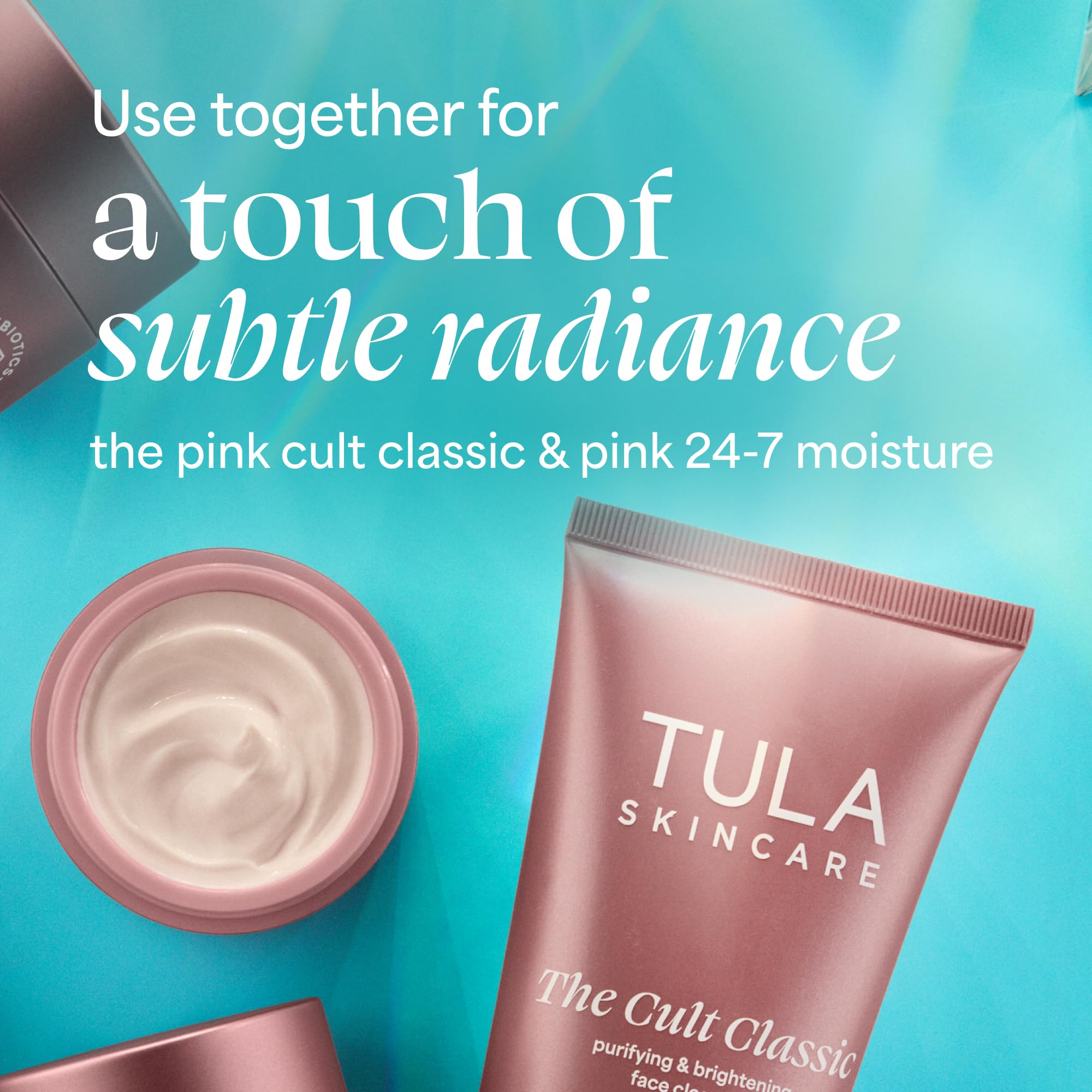 TULA Skincare Cult Classic Purifying Face Cleanser, Sparkling Rosé, Daily Wash for Pores & Skin Balance with Prebiotic Extracts, Antioxidants & Turmeric, Deep Cleansing Formula, 6.7 FL OZ