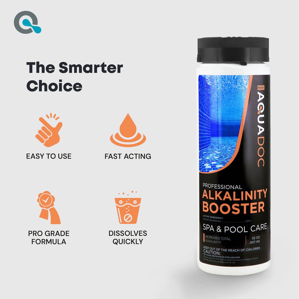 AquaDoc Total Alkalinity Increaser for Hot Tubs & Spas - 2 lb (2 Pack)