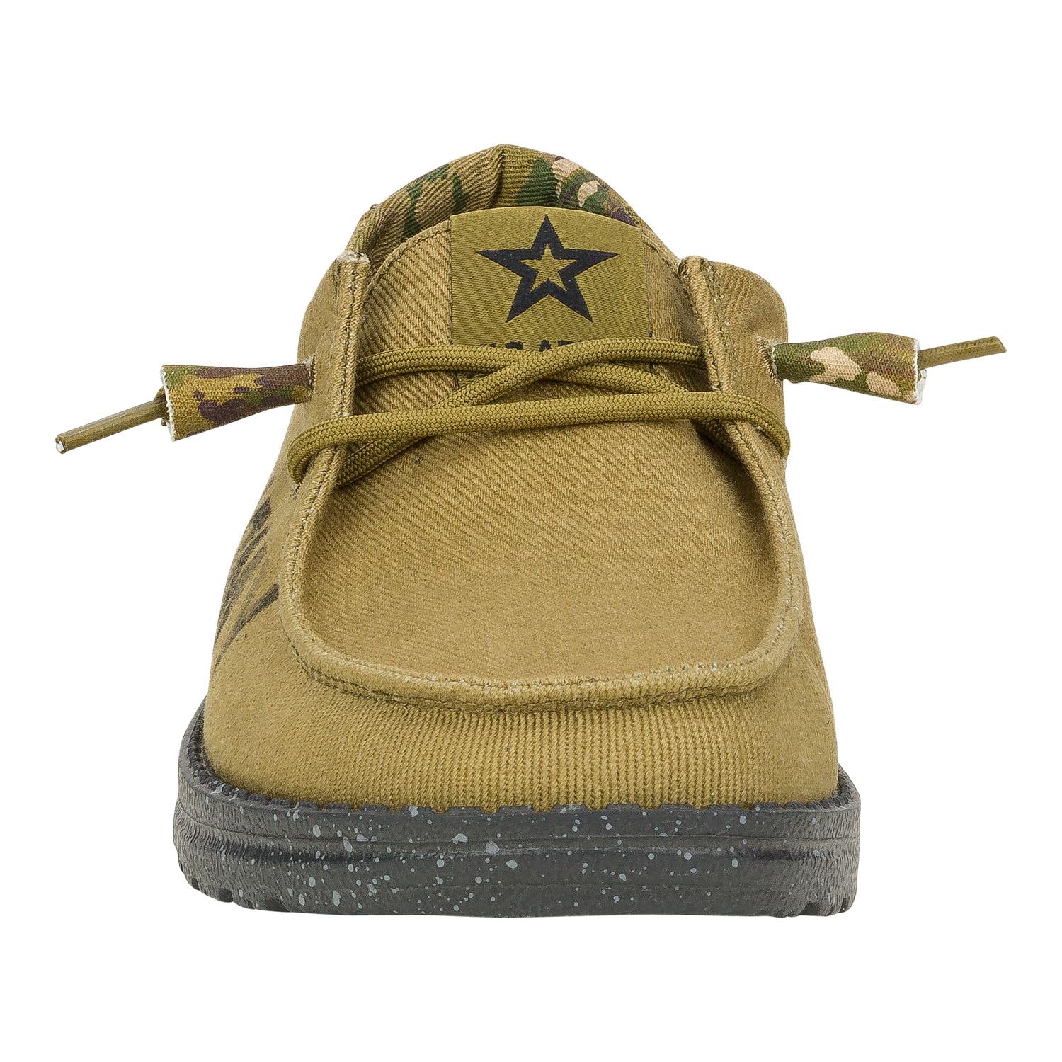 HEYDUDE Wendy US Armed Forces, Navy, Army, Womens Shoes, Womens Slip-on Loafers, Comfortable & Light-Weight