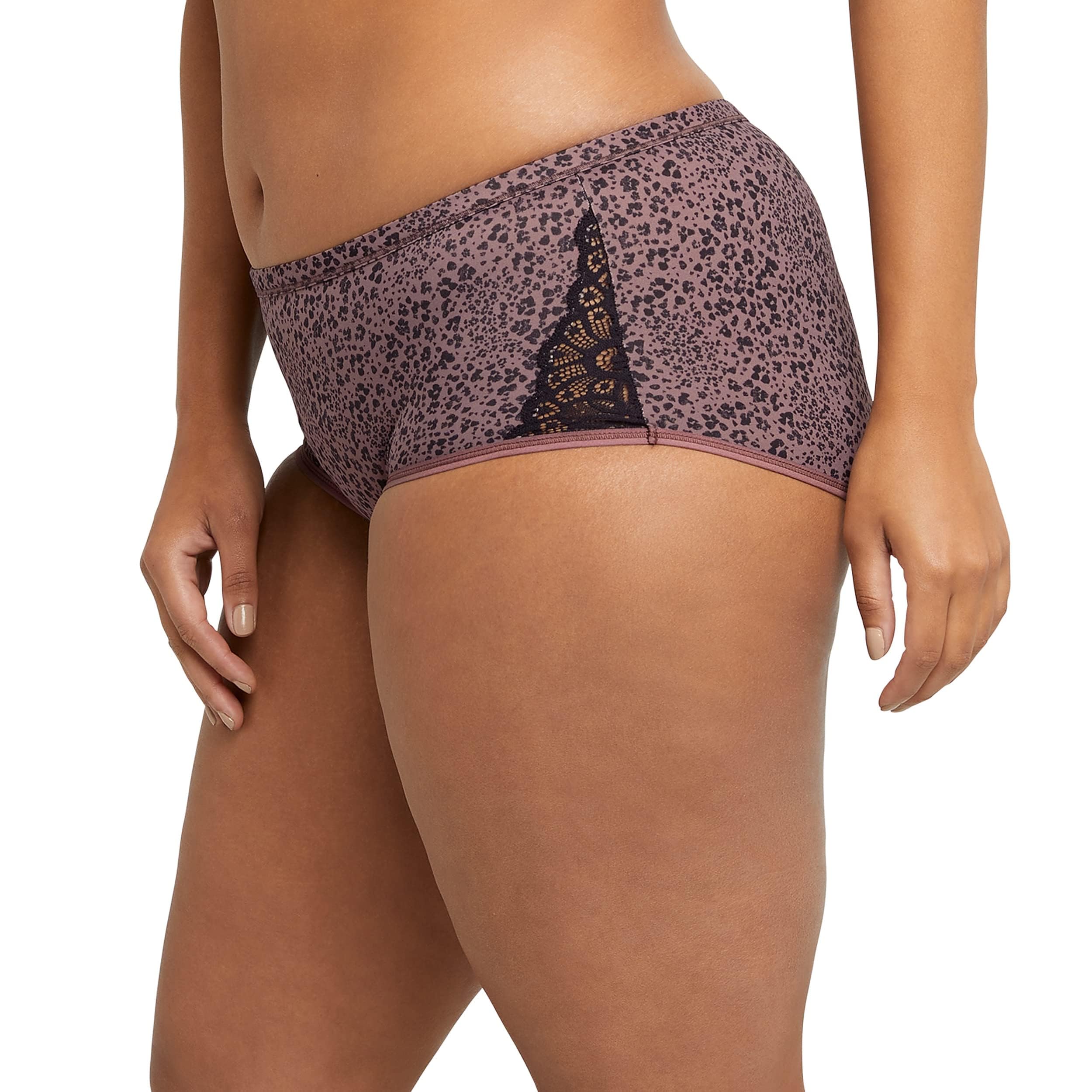 Maidenform Women's Moderate Protection Hipster Period Panties, Built-In Liner, Odor Guard, 3-Pack