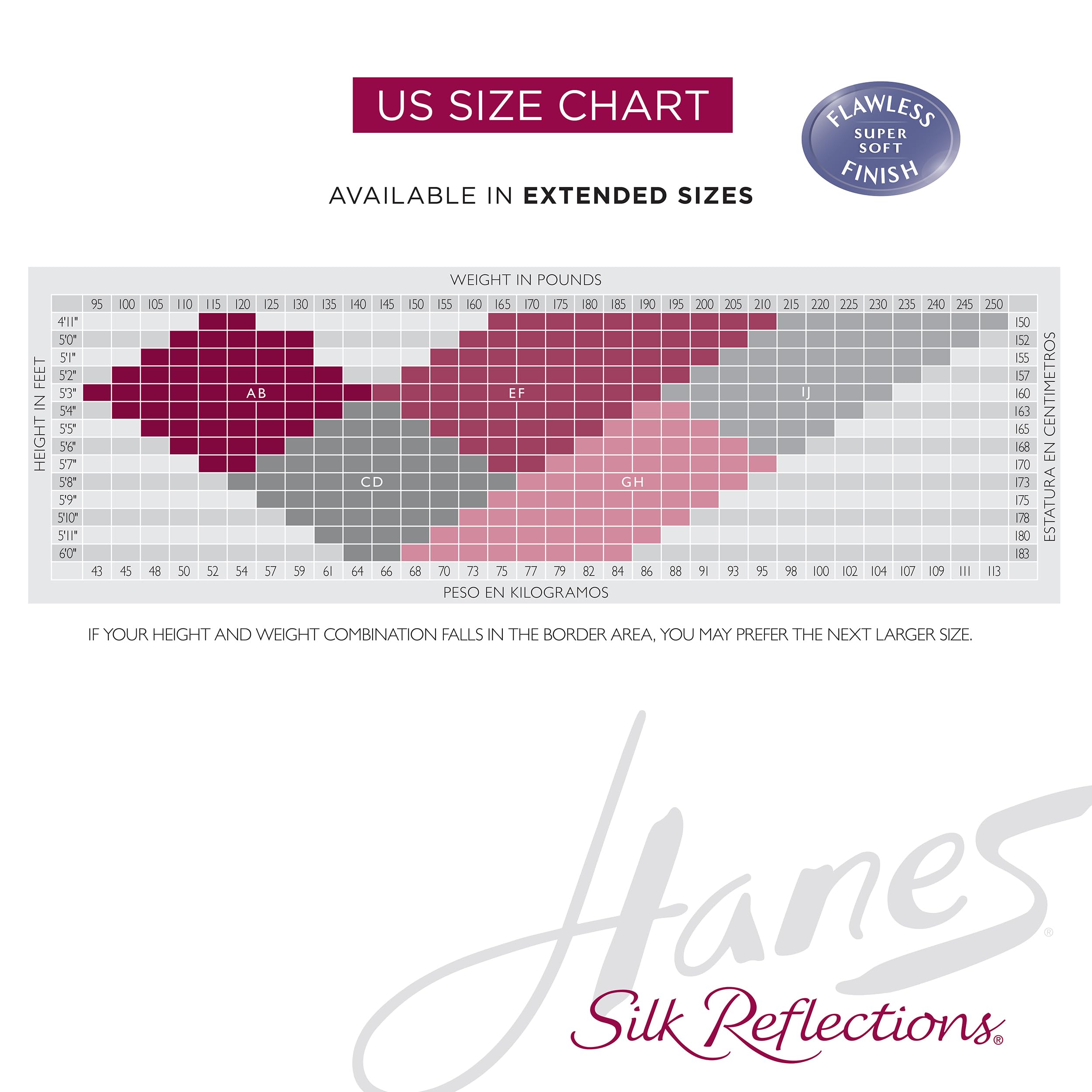 Hanes Silk Reflections Lace-Top Sheer Toe Silky Sheer Thigh-High Stockings, Barely There, Size CD (Pack of 1)