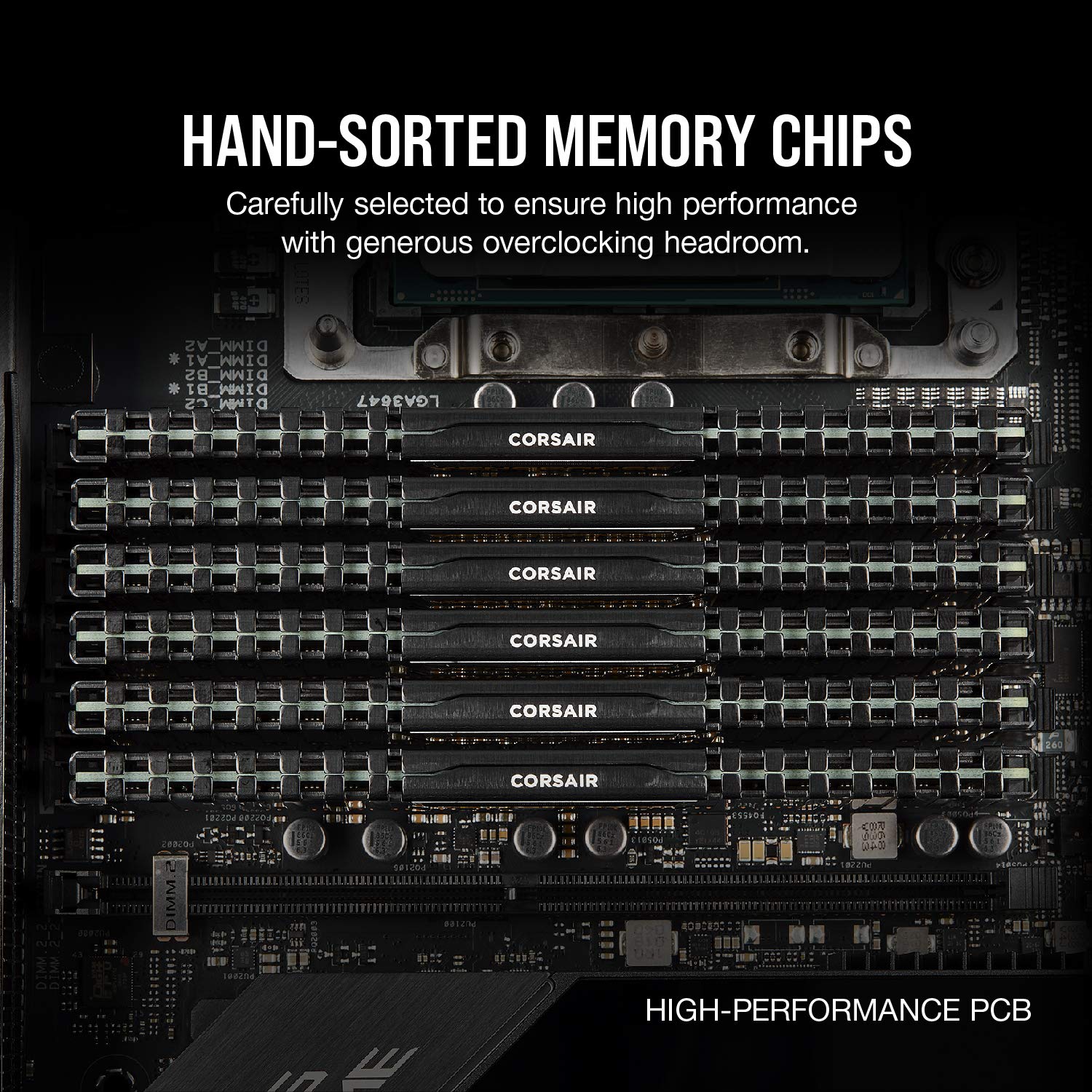 CORSAIR Vengeance LPX DDR4 RAM 32GB (2x16GB) 3200MHz CL16-20-20-38 1.35V Intel AMD Desktop Computer Memory - Black (CMK32GX4M2E3200C16)