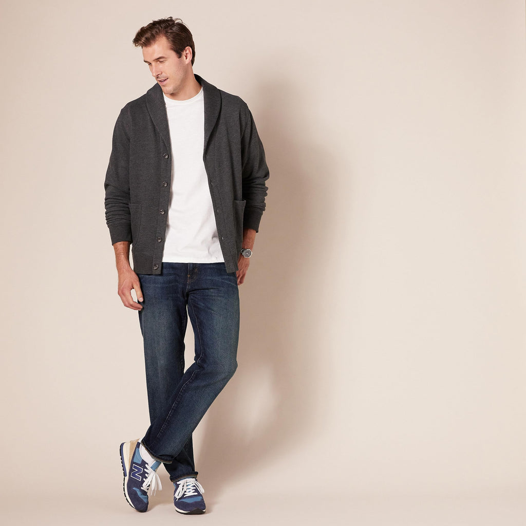 Amazon Essentials Men's Straight-Fit Stretch Jean - Discontinued Colors, Dark Wash, 34W x 29L