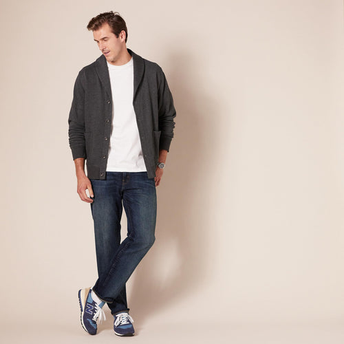 Amazon Essentials Men's Straight-Fit Stretch Jean - Discontinued Colors, Dark Wash, 34W x 29L