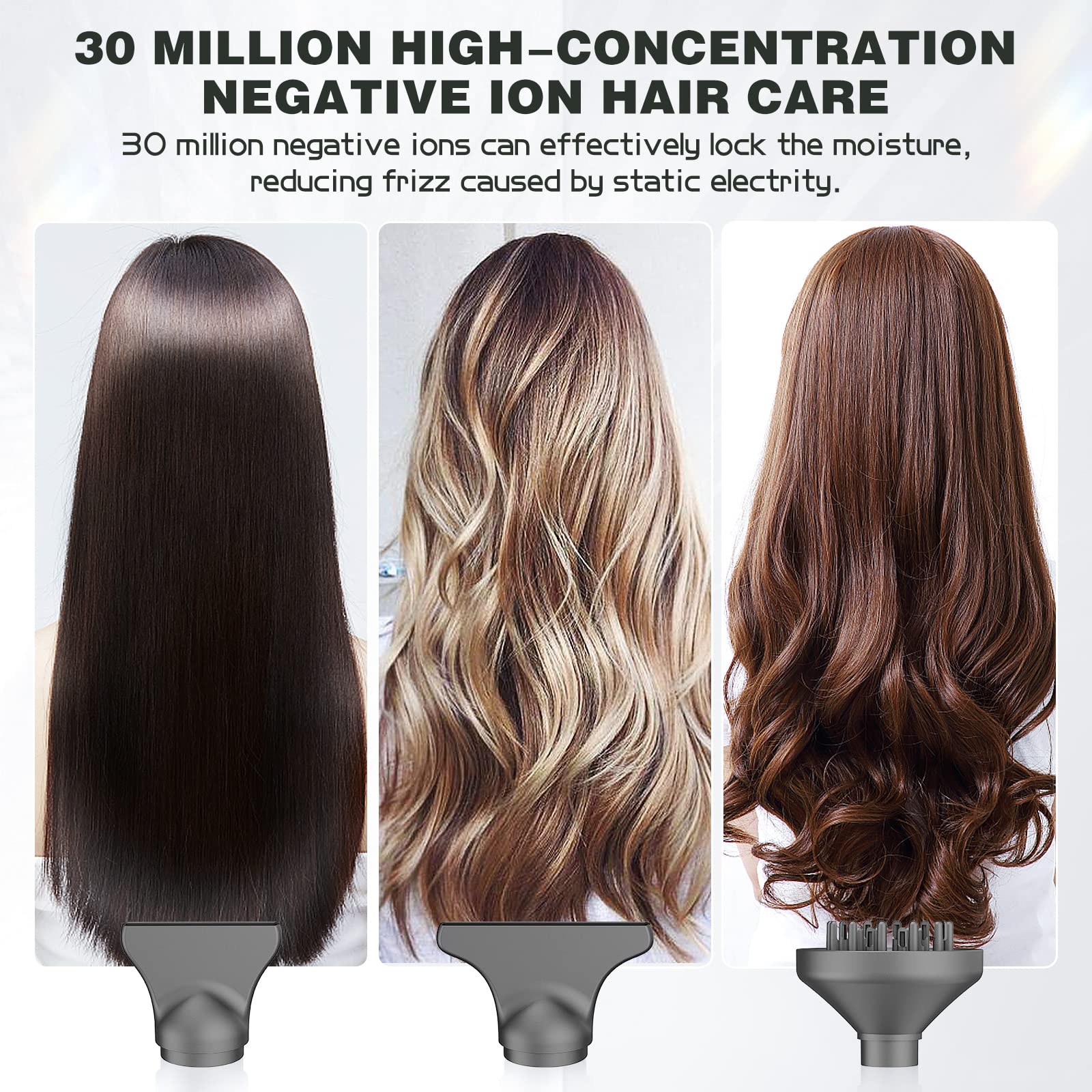 slopehill Professional Ionic Hair Dryer with Diffuser 2000W