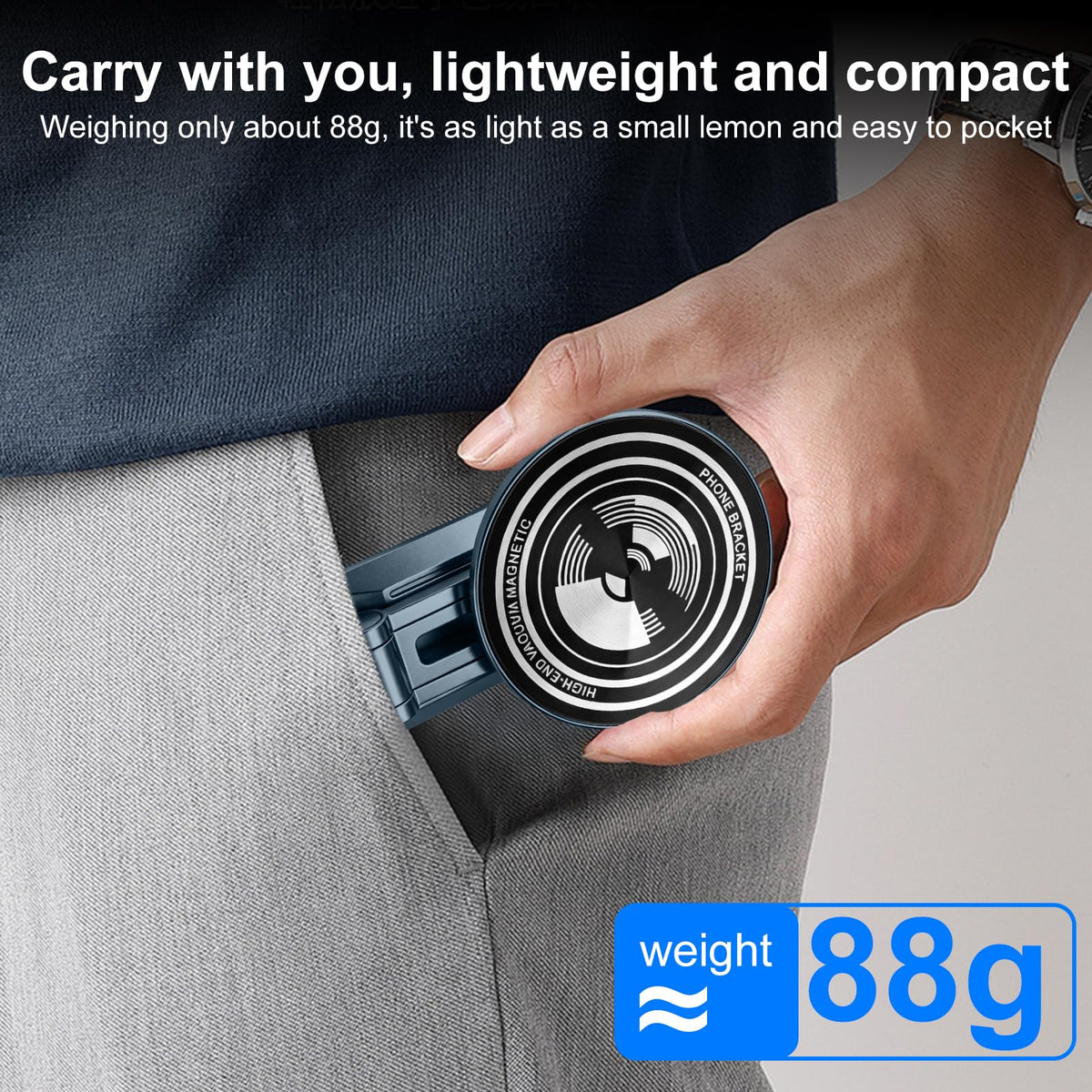 Magnetic Magsafe Mini Foldable Small Phone Tripod Stand Holder for iPhone