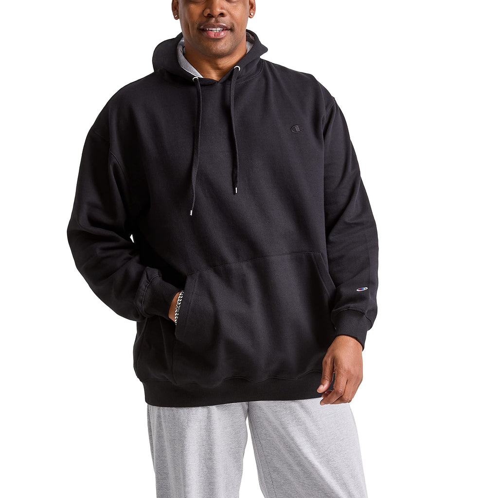 Champion Men's Hoodie, Fleece Striped Sweatshirt for Men (Reg. or Big & Tall)