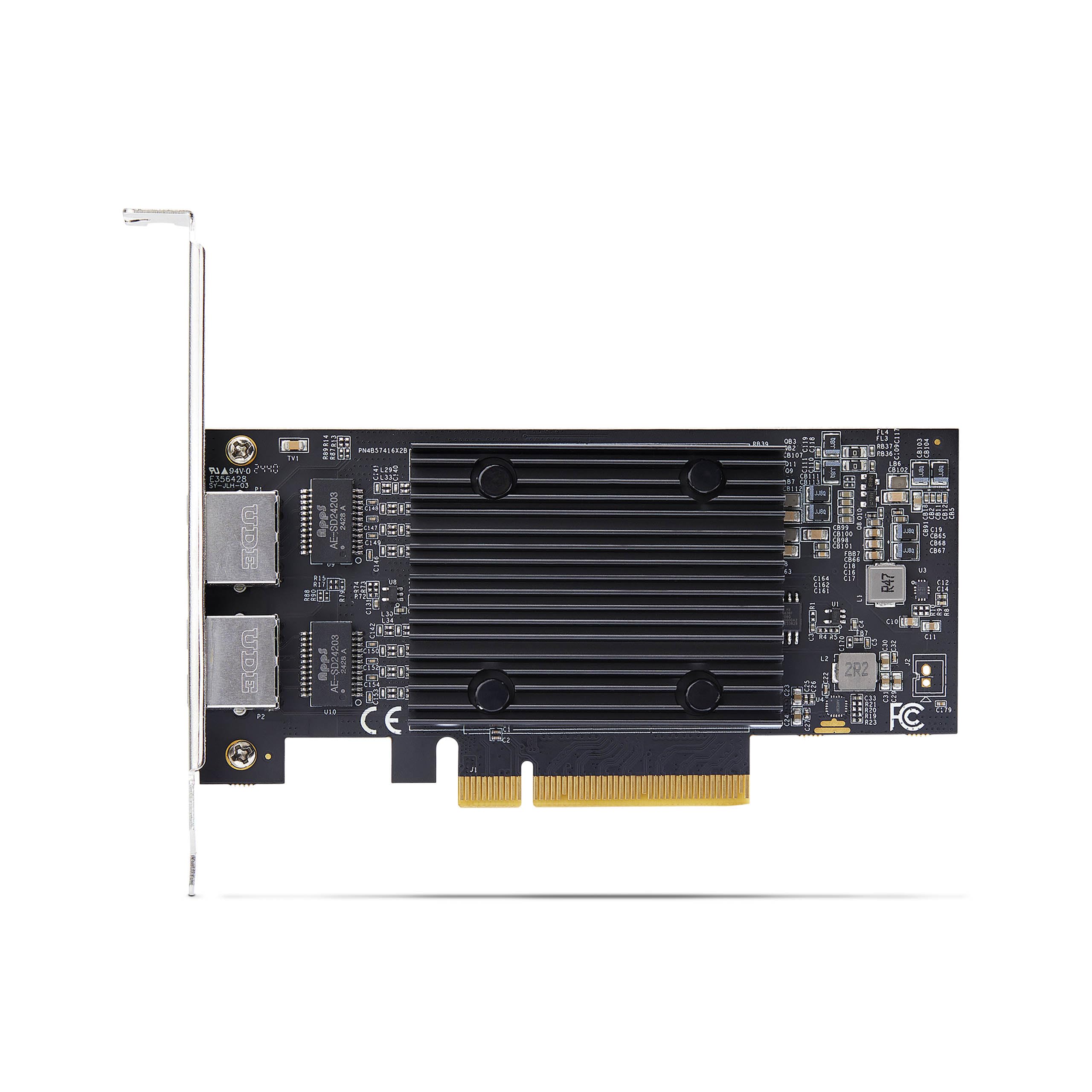 StarTech.com 2-Port PCIe 10Gb Ethernet Network Card, Windows and Linux, BCM57416 Chipset, 10GBASE-T, NIC Card, TAA