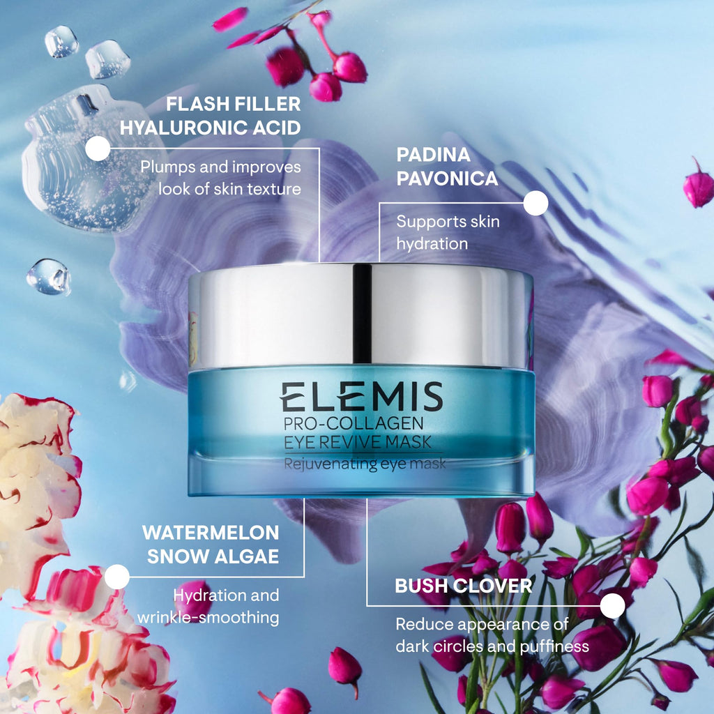 ELEMIS Pro-Collagen Eye Revive Mask, Rejuvenates, Plumps & Hydrates, 15ml