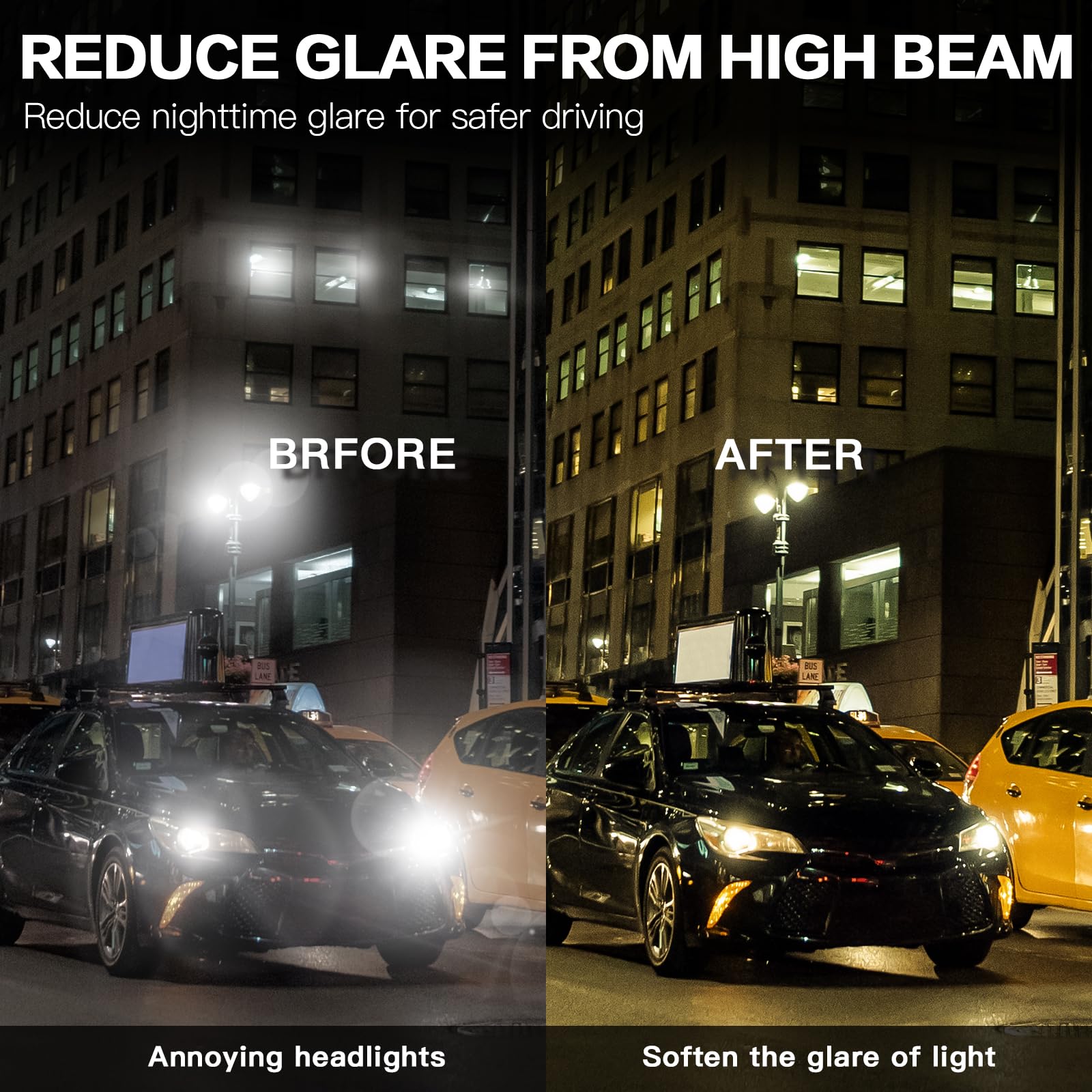 SIPHEW Night-Vision Glasses for Driving Women, Polarized Night-Driving Glasses- Anti-glare Yellow Lens for Nighttime (night-vision glasses, floral)