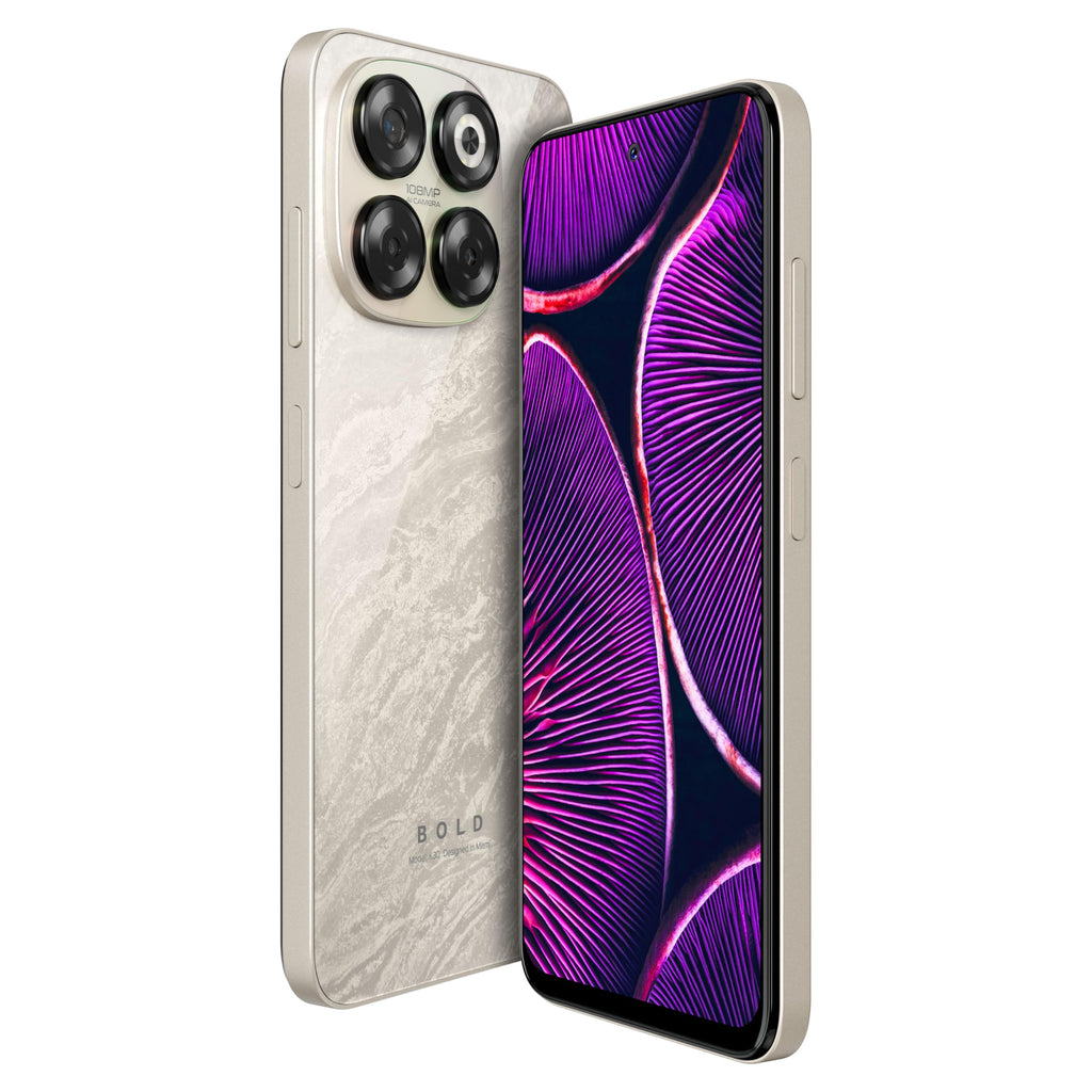 BLU Bold K30 | 2025 | All-Day Battery | Unlocked | 6.7” HD+ Infinity Dot Display | 256/6GB | Triple 108MP Camera | US Version | US Warranty | (Silver)