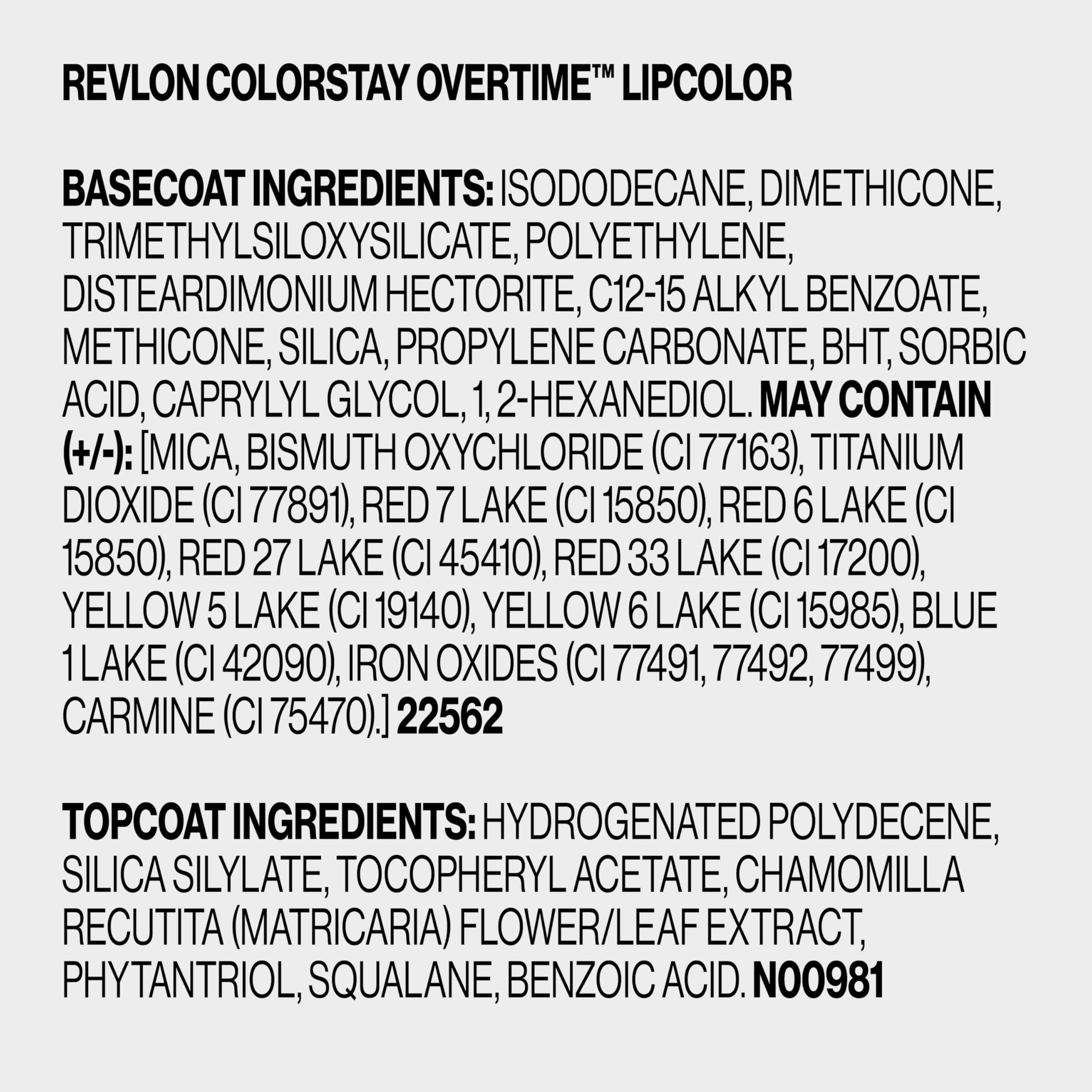 Revlon Liquid Lipstick with Clear Lip Gloss, ColorStay Overtime Lipcolor, Dual Ended with Vitamin E, 005 Infinite Raspberry, 0.07 Fl Oz