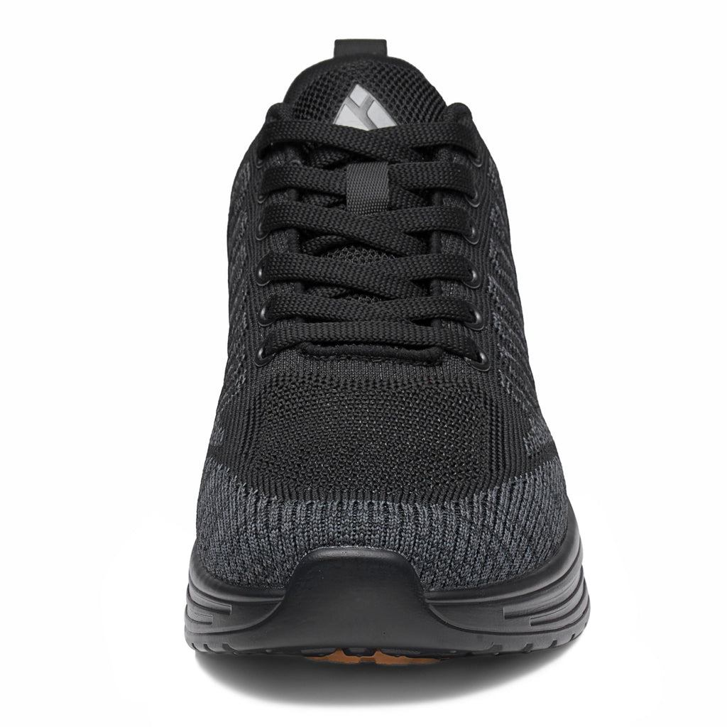 Mishansha Running Shoes for Men Sneakers Air Cushion Walking Shoes Comfortable Tennis Shoes Breathable Trail Running Shoes Black US 8